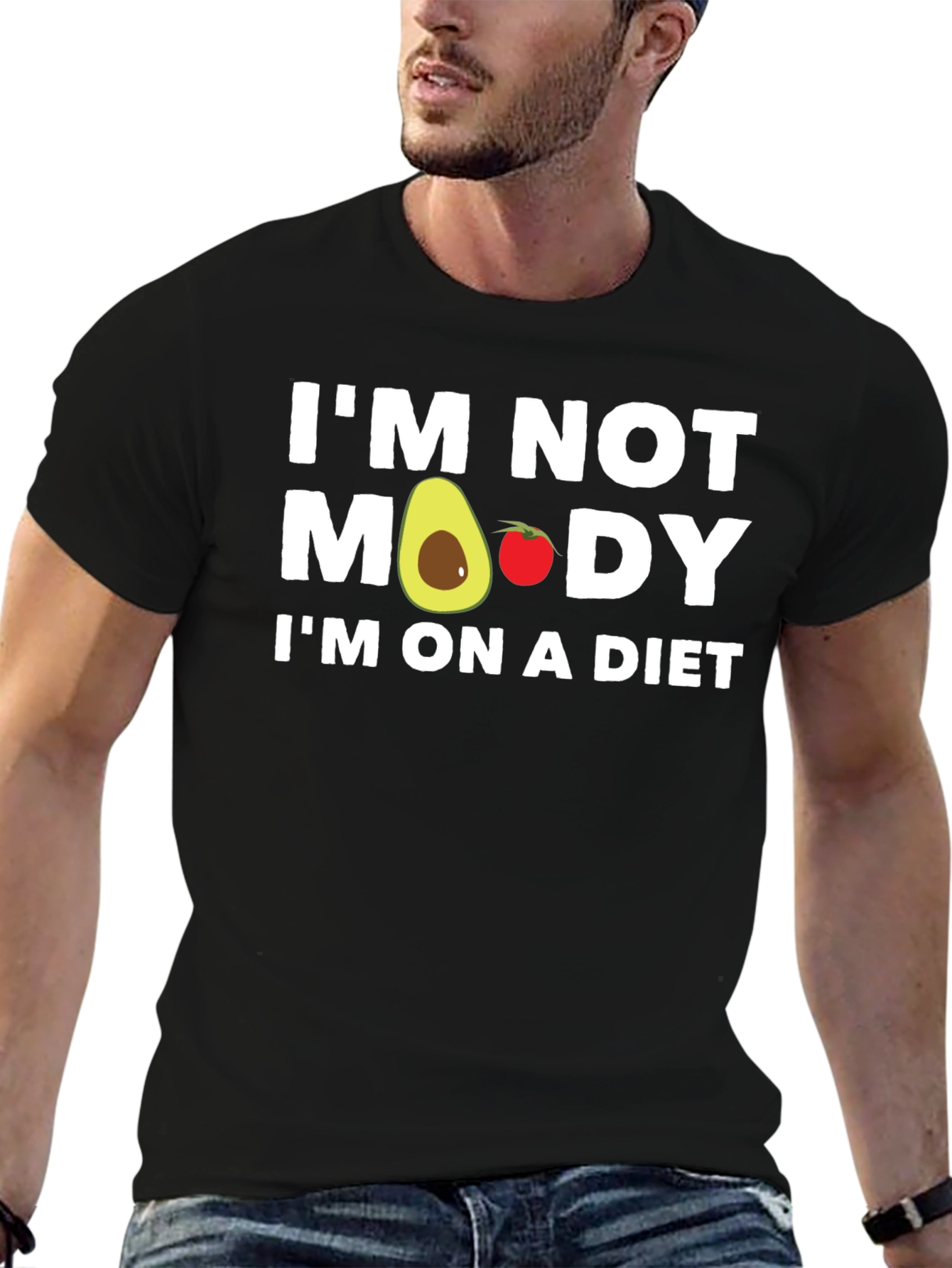 Im Not Moody Im On A Diet T-Shirt