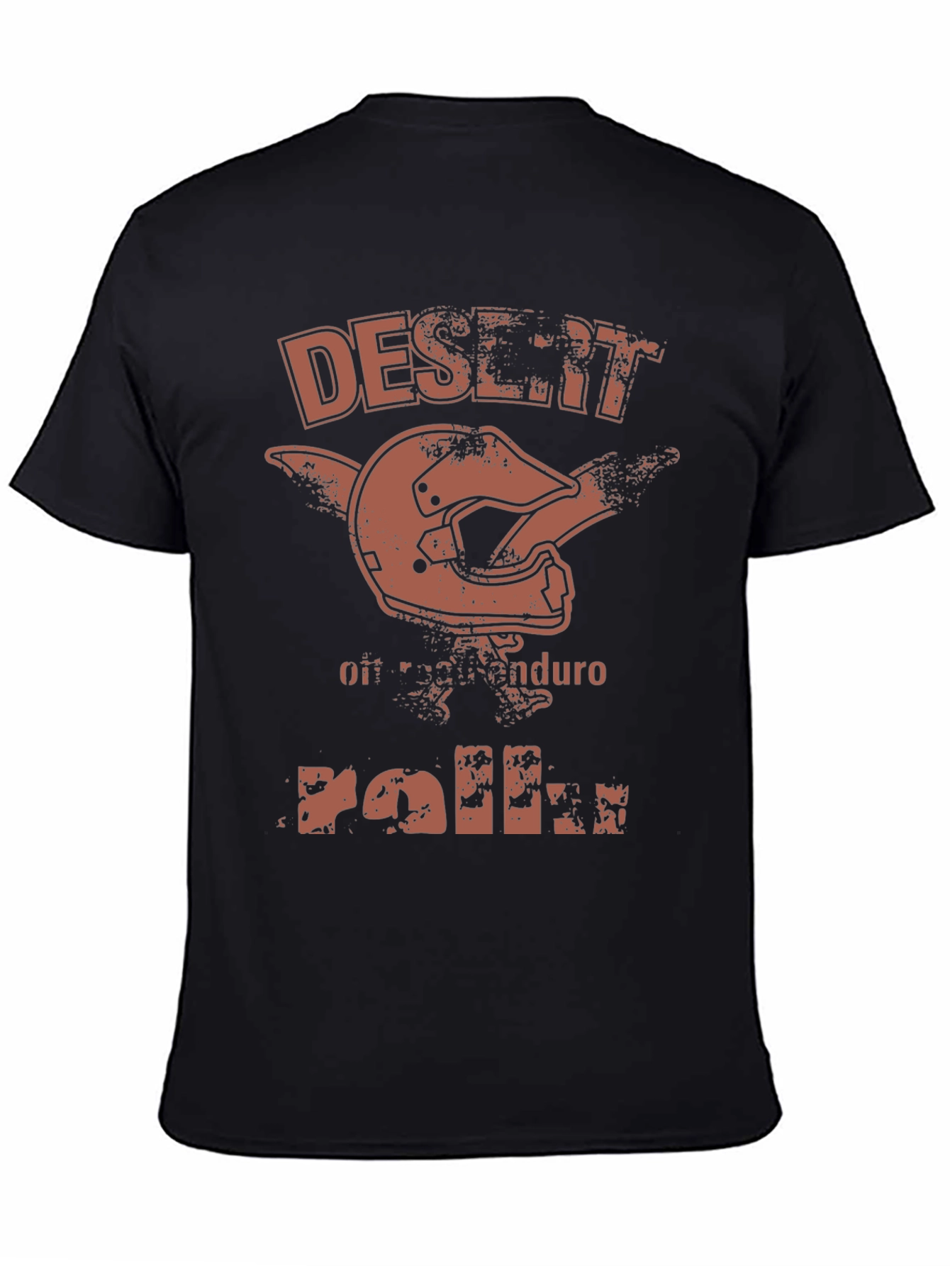 Desert Enduro Motocross Helmet Graphic T-Shirt