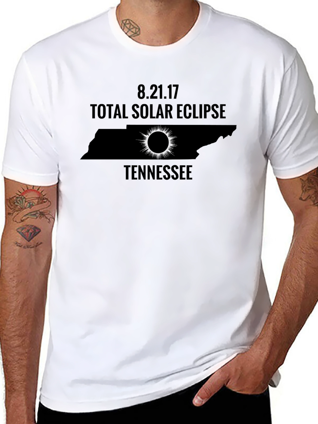 Tennessee Total Solar Eclipse T-Shirt - August 21 2017