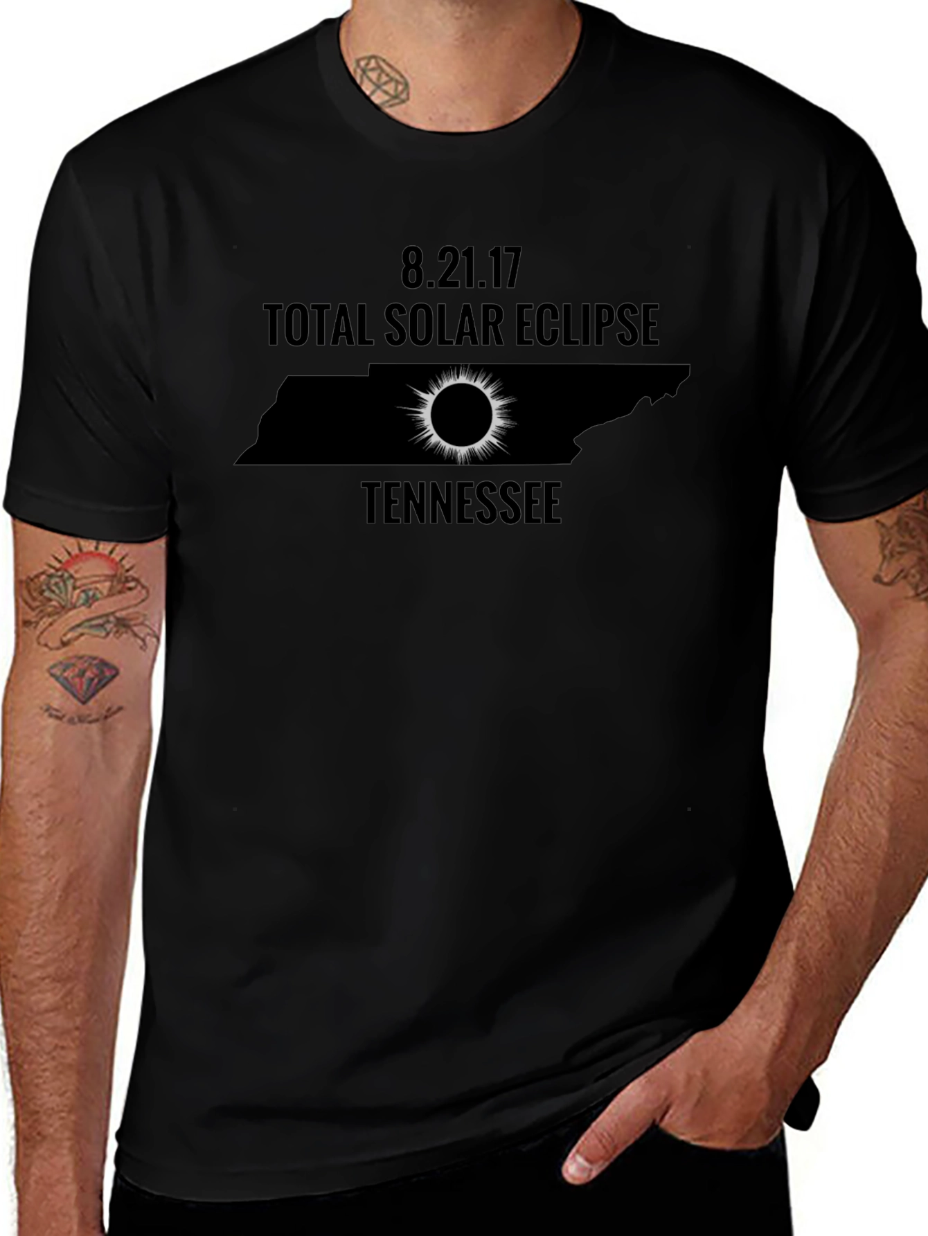 Tennessee Total Solar Eclipse T-Shirt - August 21 2017