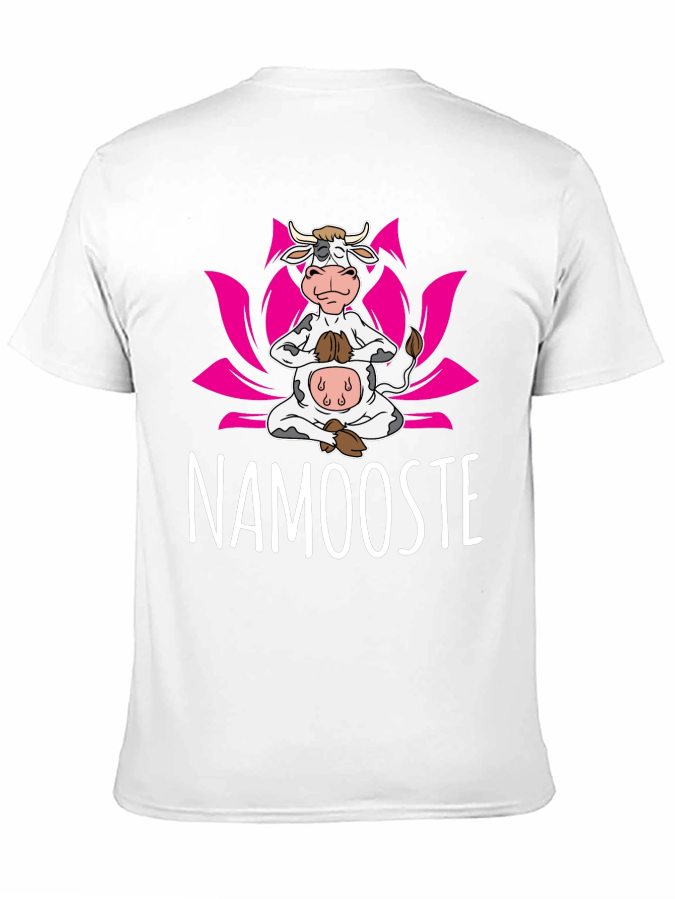 Namooste Cow T-Shirt: Yoga Humor Tee