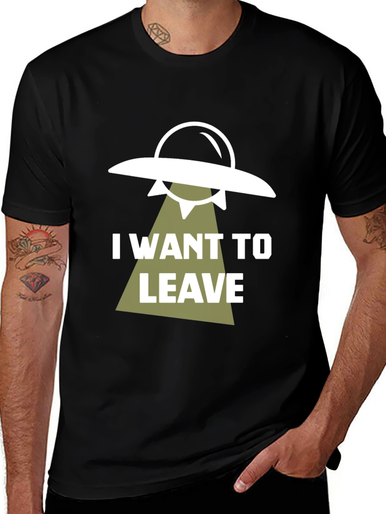 I Want To Leave Alien Abduction T-Shirt