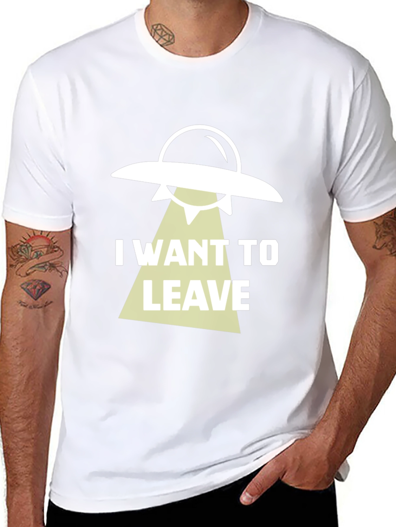 I Want To Leave Alien Abduction T-Shirt