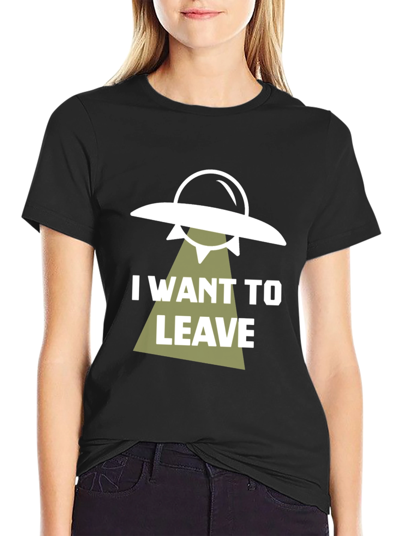 I Want To Leave Alien Abduction T-Shirt