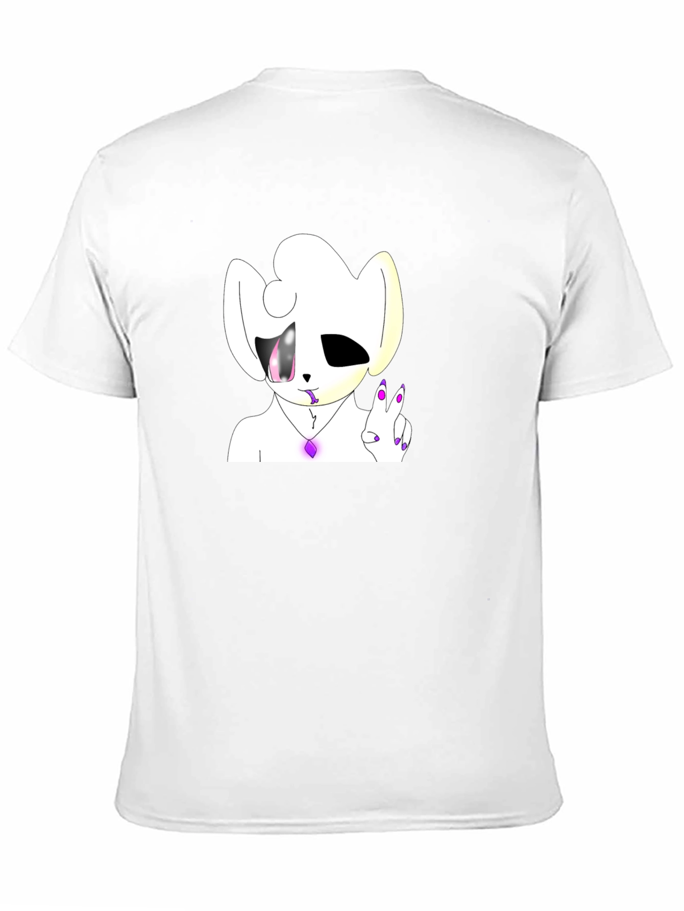 Unique Cartoon Graphic Black T-Shirt