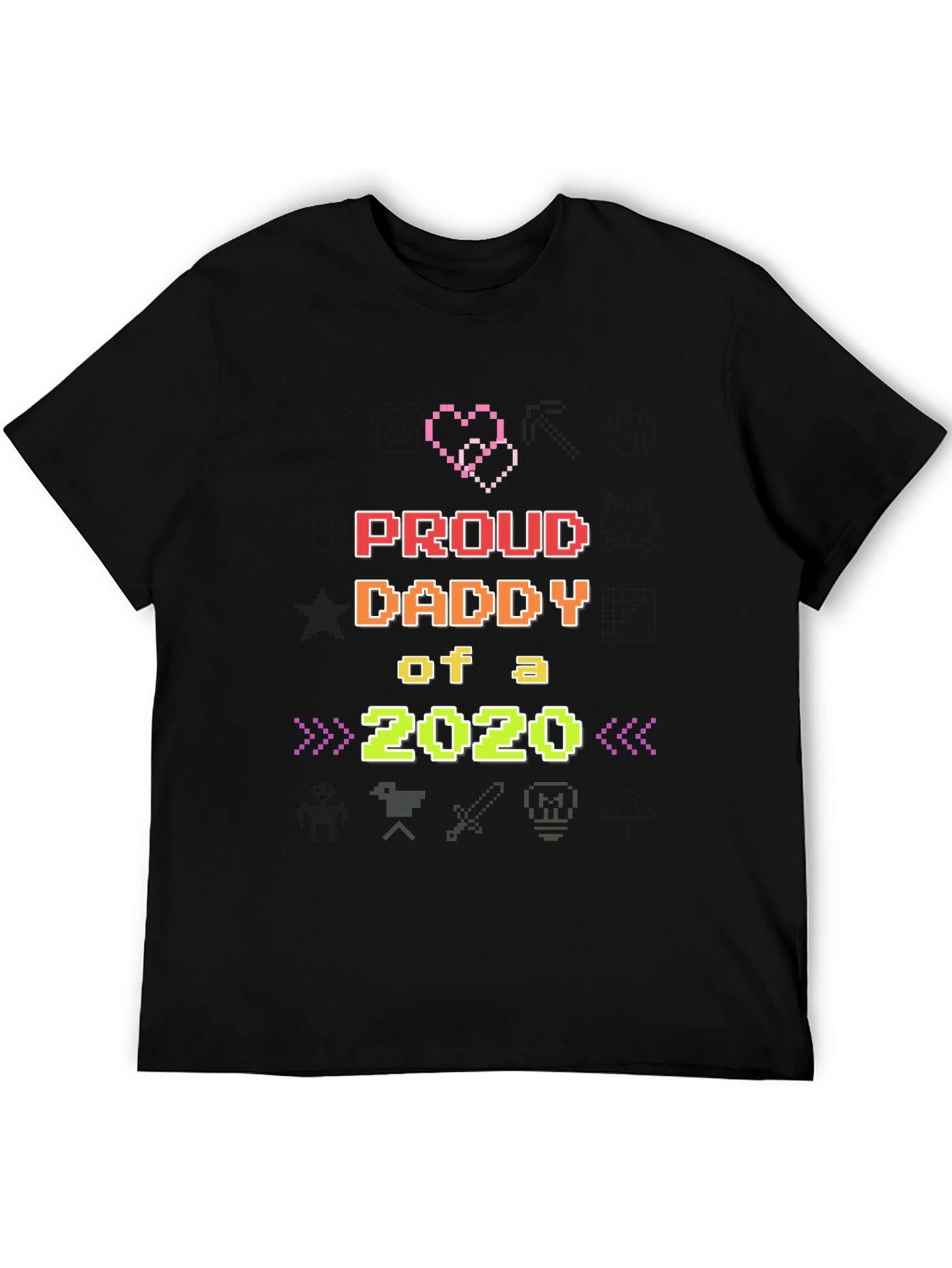 Proud Daddy of a 2020 Pixel Art Tee