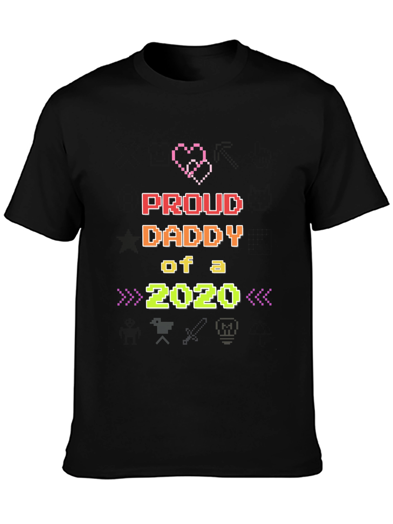 Proud Daddy of a 2020 Pixel Art Tee