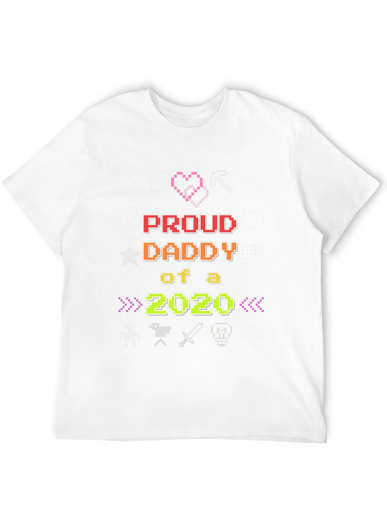 Proud Daddy of a 2020 Pixel Art Tee