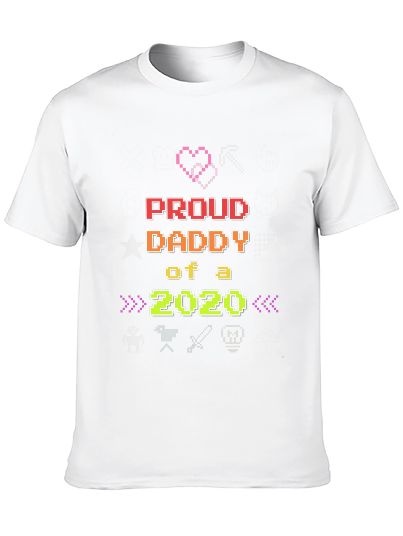 Proud Daddy of a 2020 Pixel Art Tee