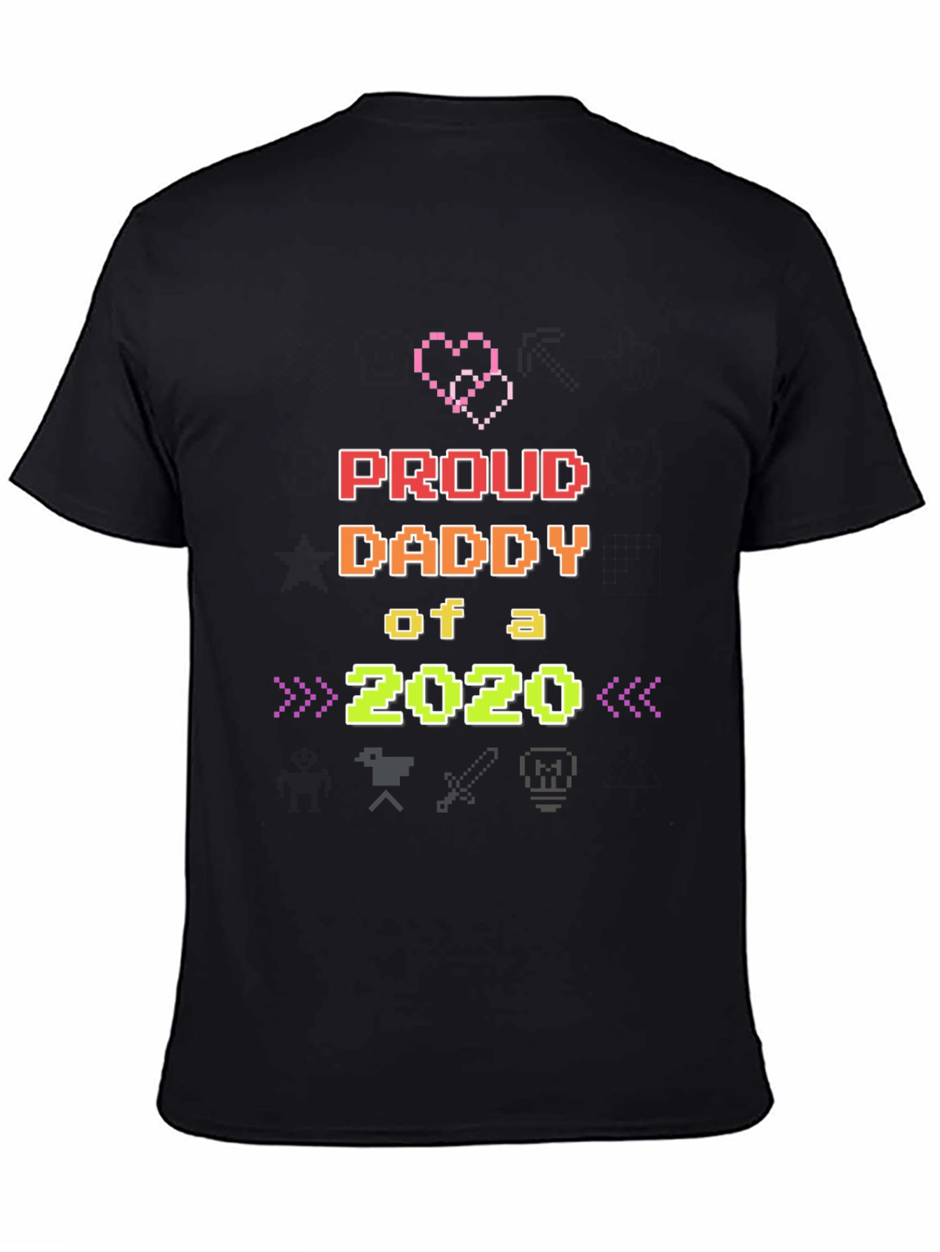 Proud Daddy of a 2020 Pixel Art Tee