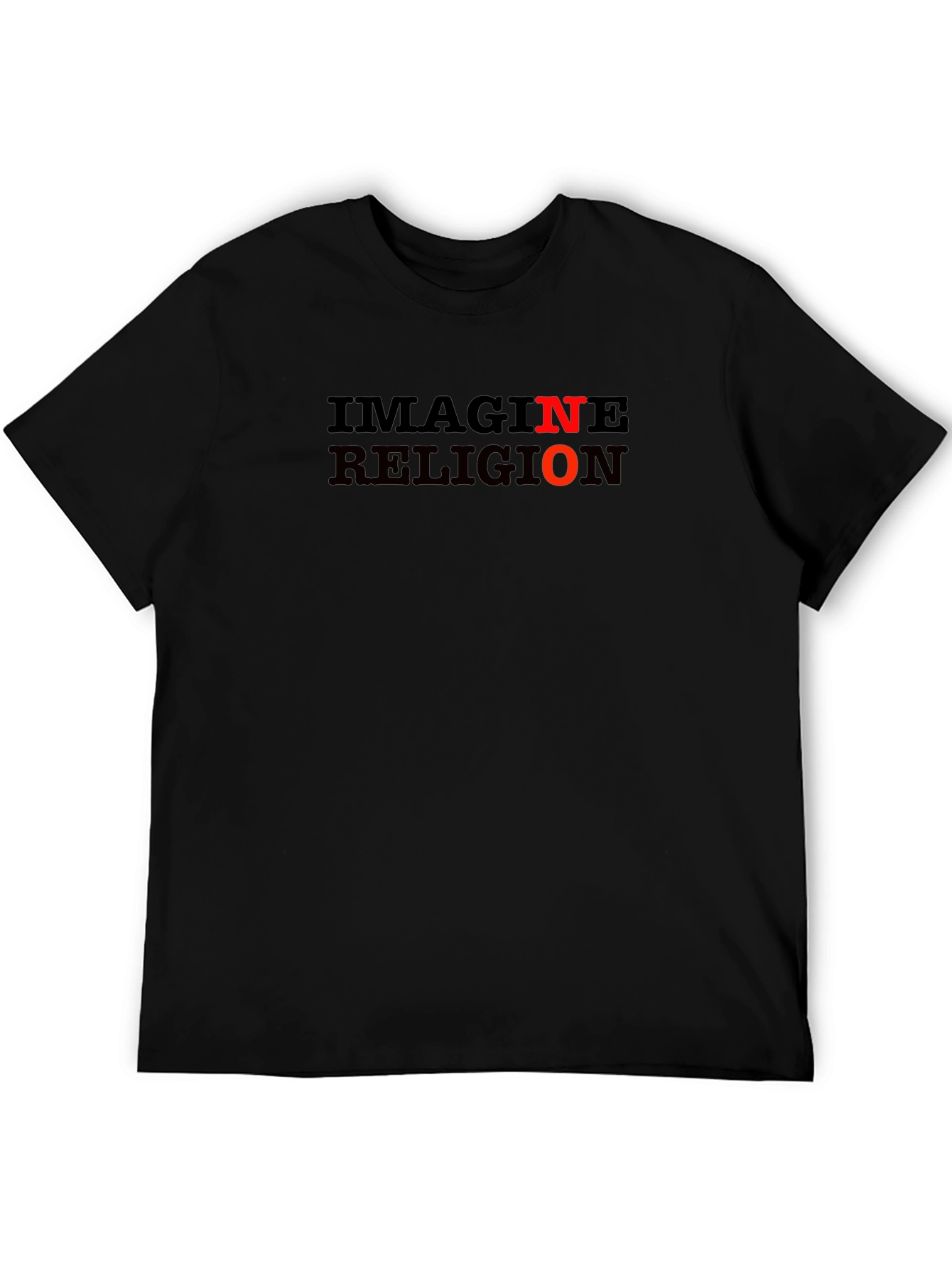 Imagine No Religion T-Shirt - Atheist Statement Tee
