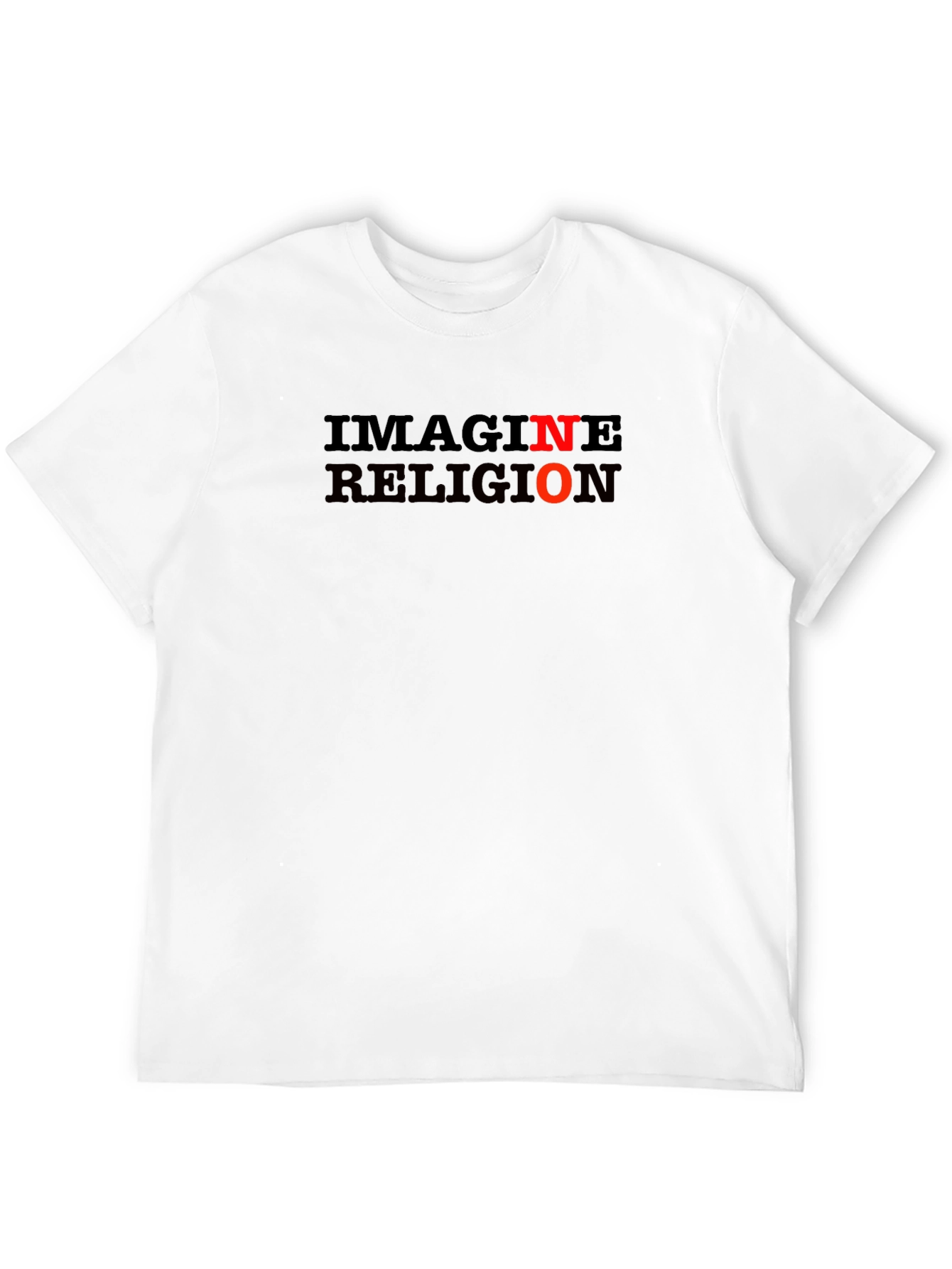 Imagine No Religion T-Shirt - Atheist Statement Tee