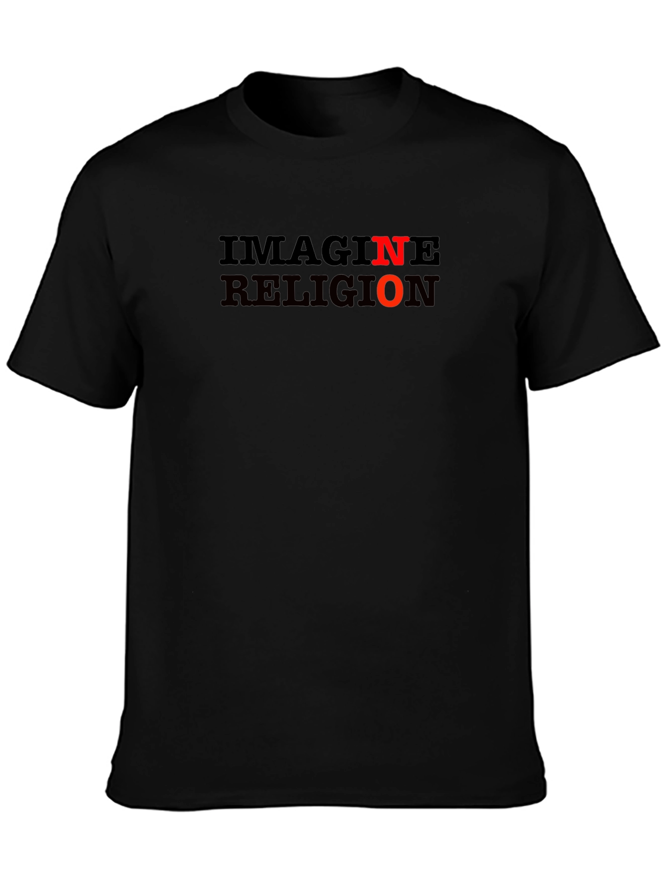 Imagine No Religion T-Shirt - Atheist Statement Tee