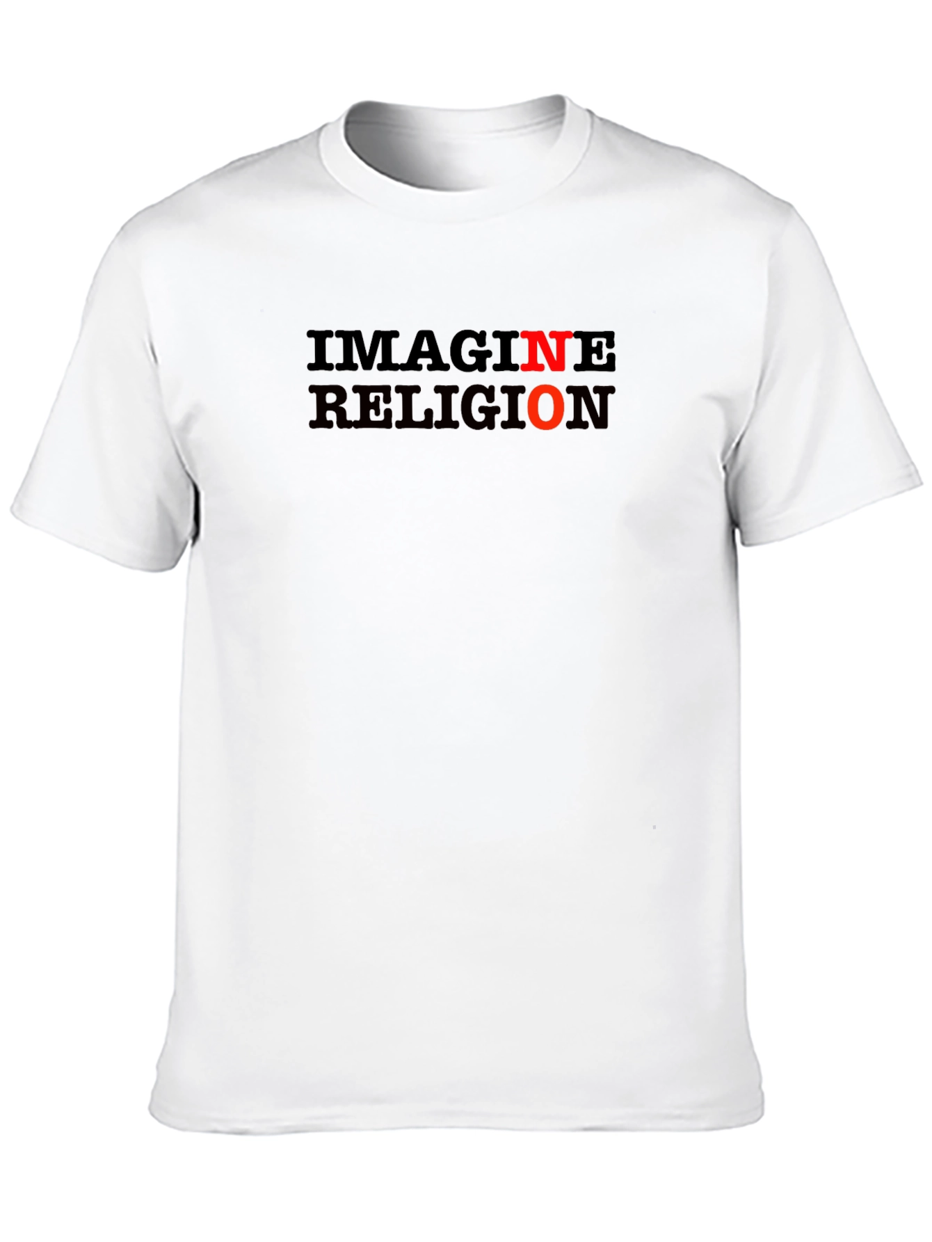 Imagine No Religion T-Shirt - Atheist Statement Tee