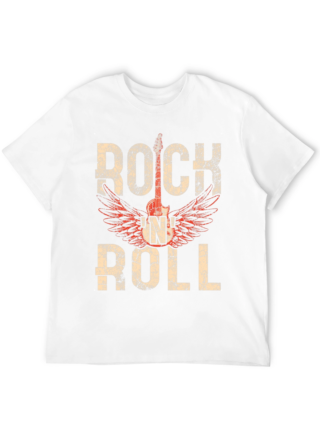 Rock N Roll Guitar Graphic T-Shirt