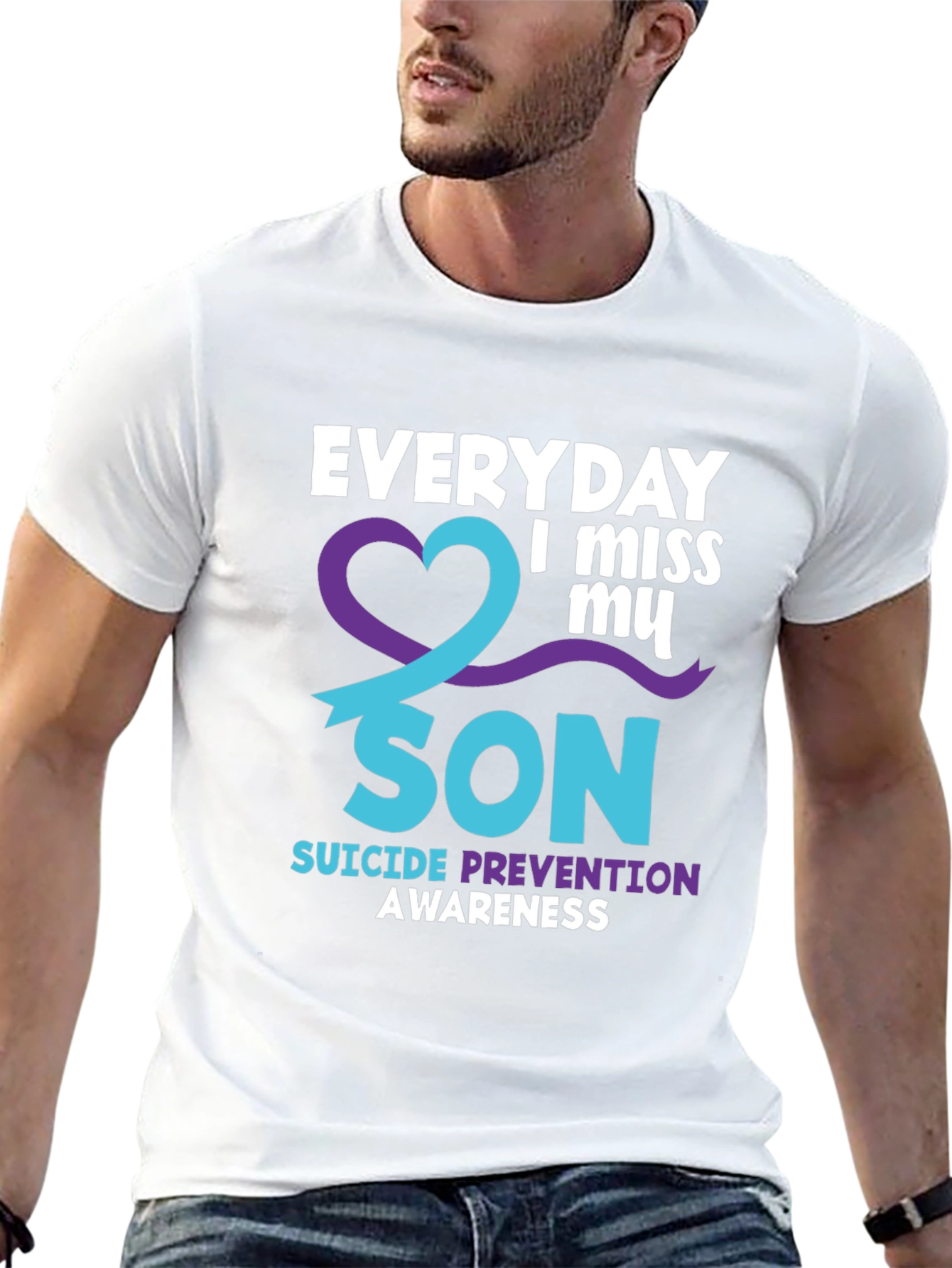 Everyday I Miss My Son Suicide Awareness T-Shirt