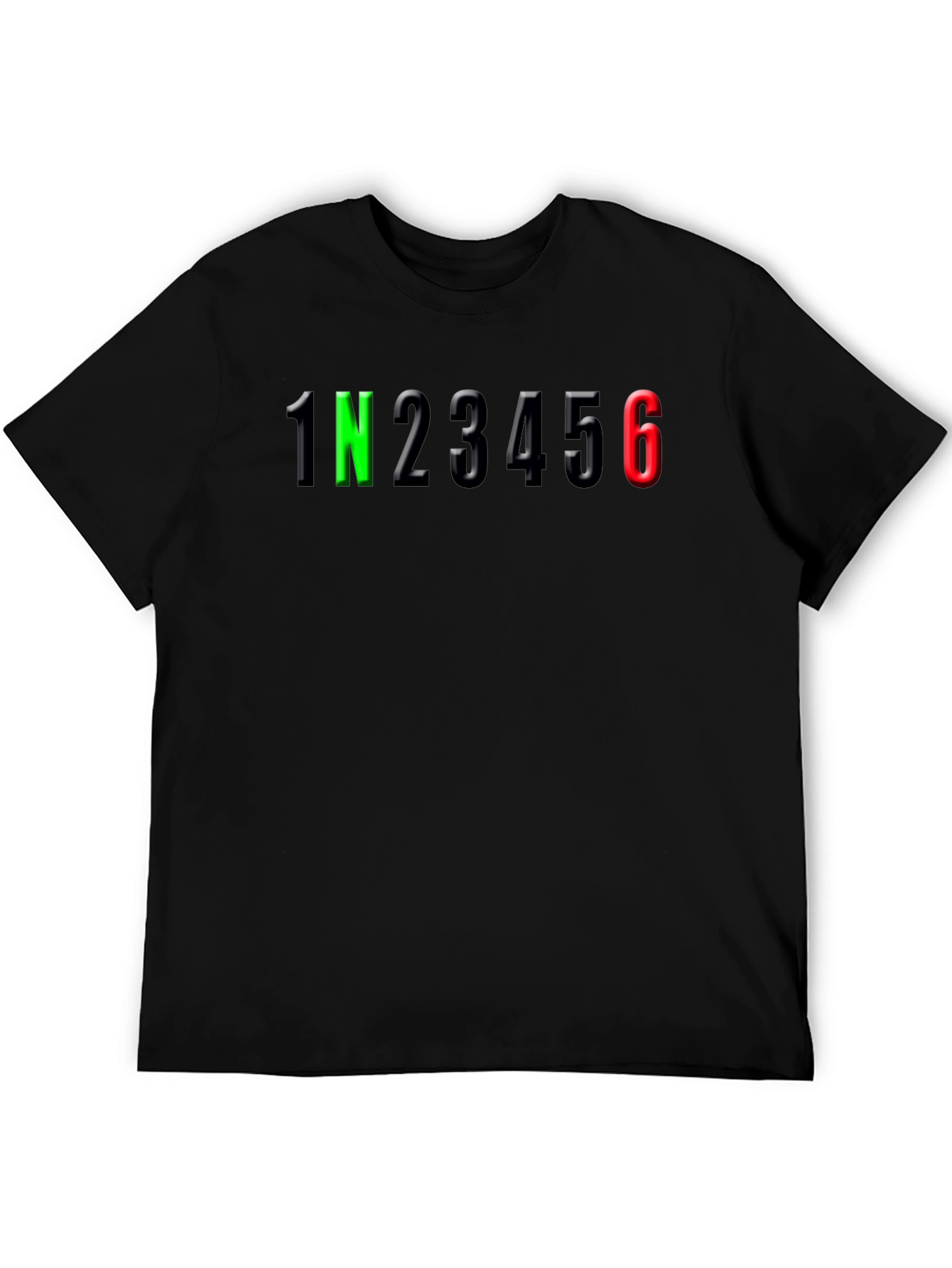 Motorcycle Gear Shift T-Shirt - 1N23456