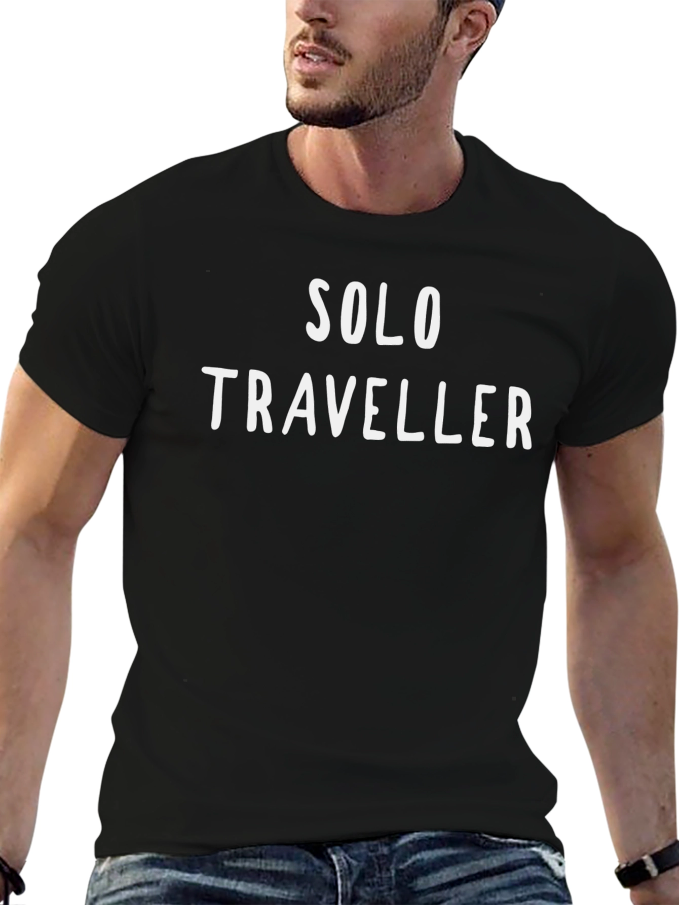 Solo Traveller T-Shirt - Bold Adventure Tee