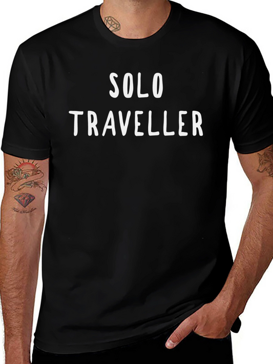 Solo Traveller T-Shirt - Bold Adventure Tee