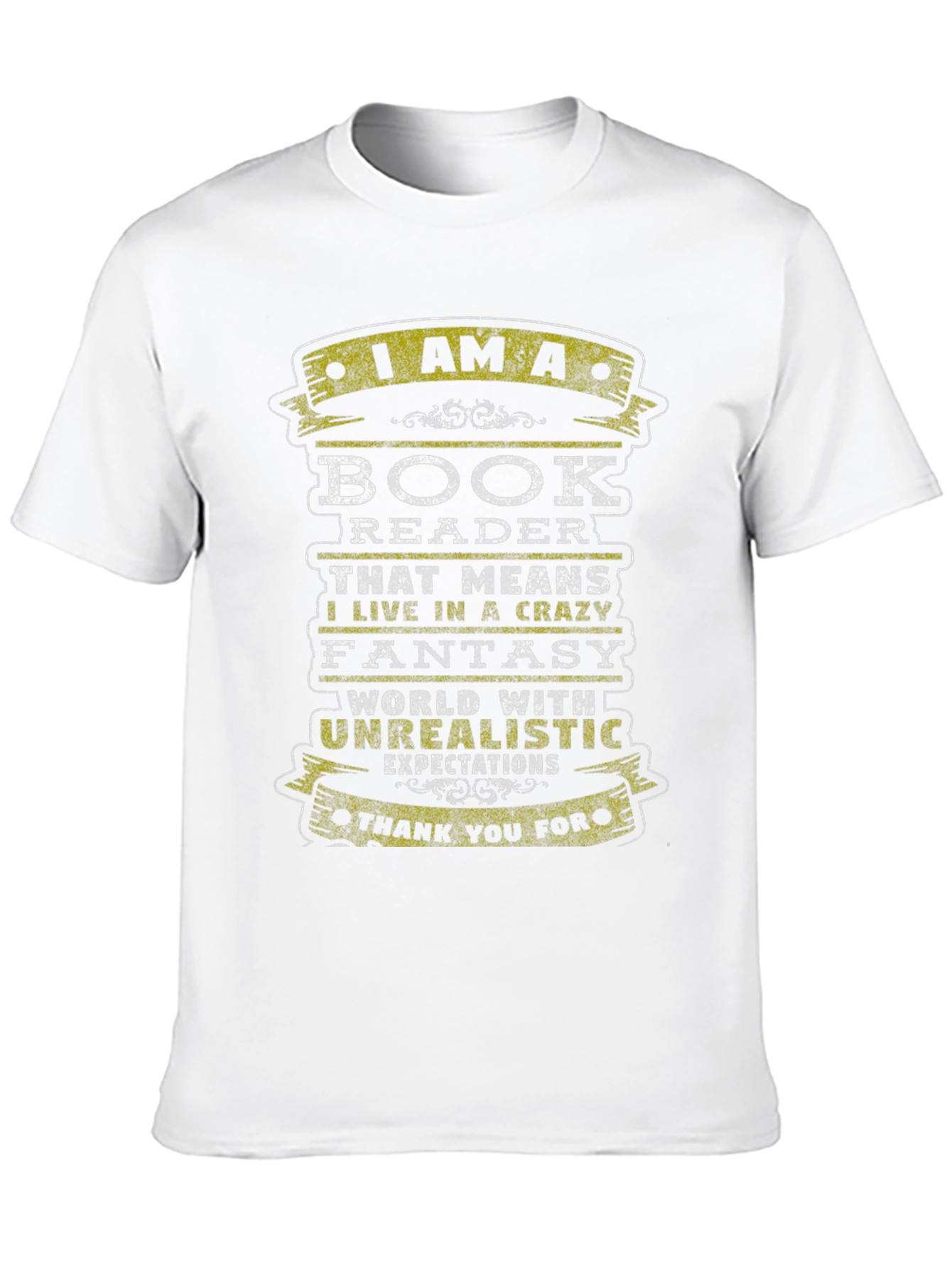 Book Reader Fantasy World T-Shirt