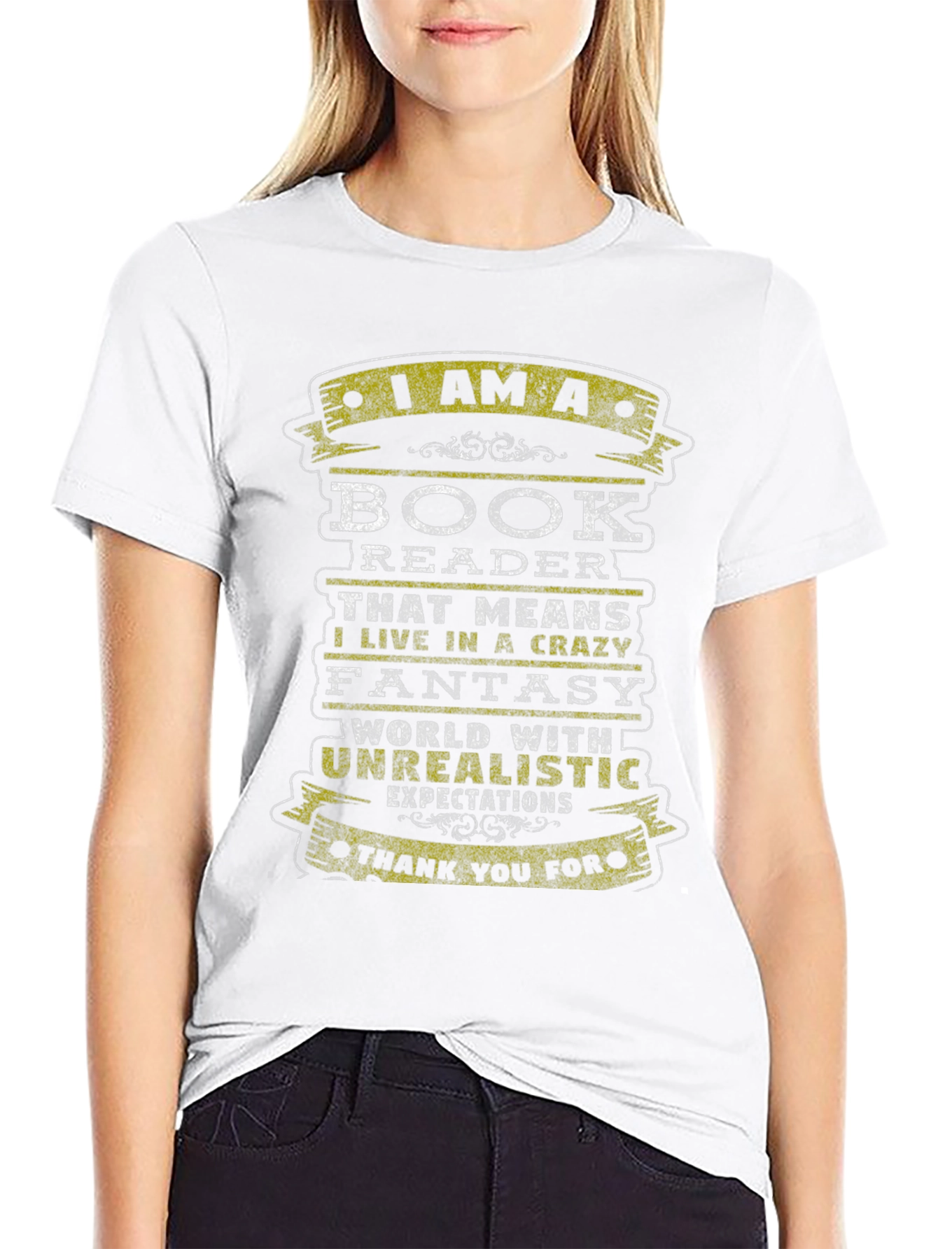 Book Reader Fantasy World T-Shirt