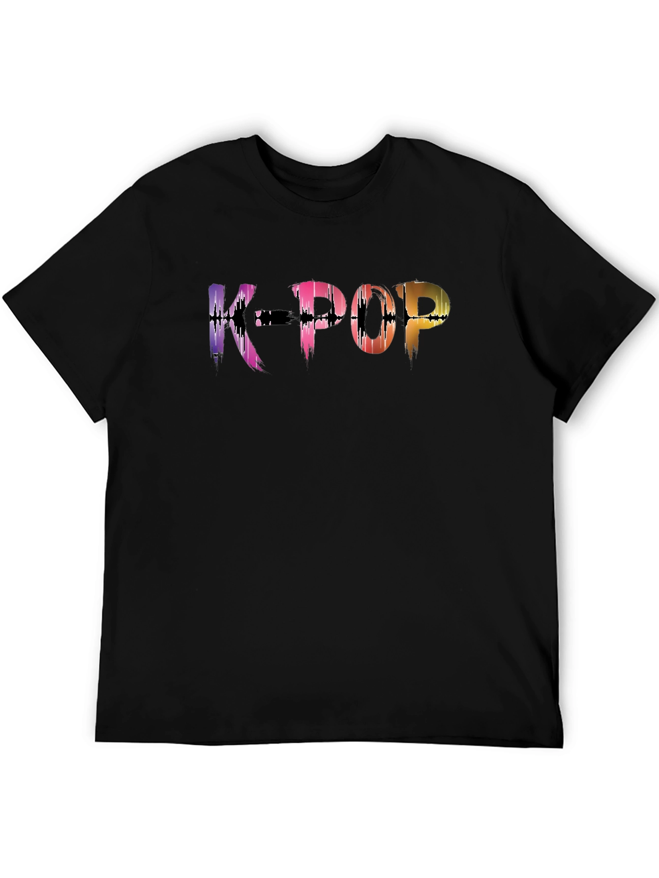 K-Pop Graphic Print Mens T-Shirt