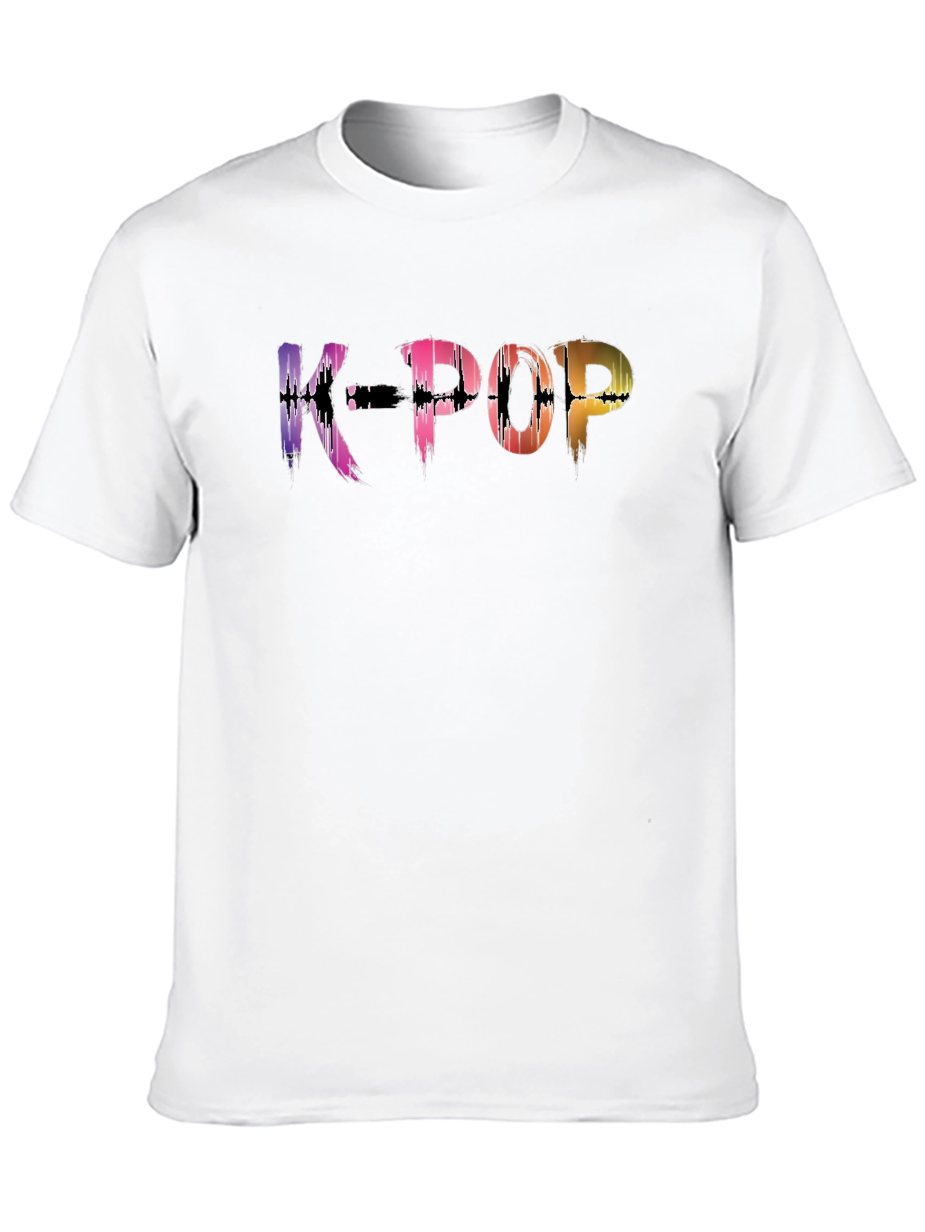K-Pop Graphic Print Mens T-Shirt