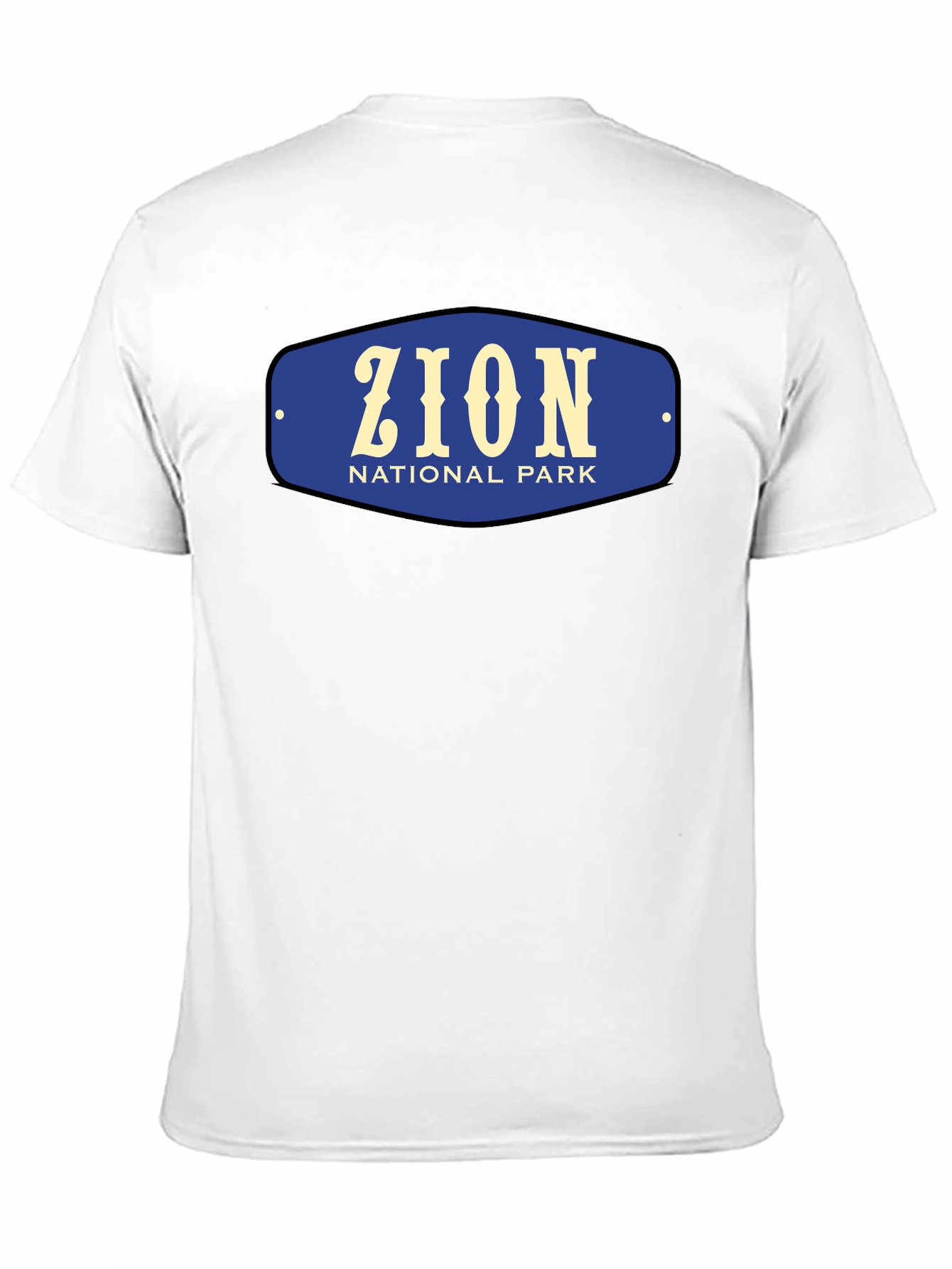 Zion National Park Black Graphic Tee