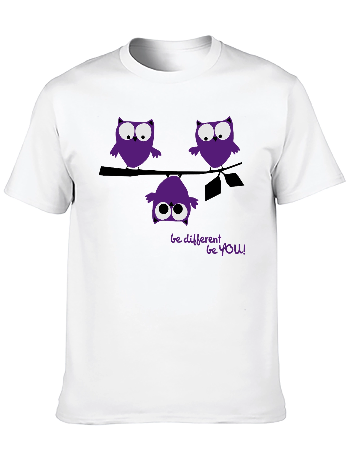 Be Different Be You Owl Graphic Tee