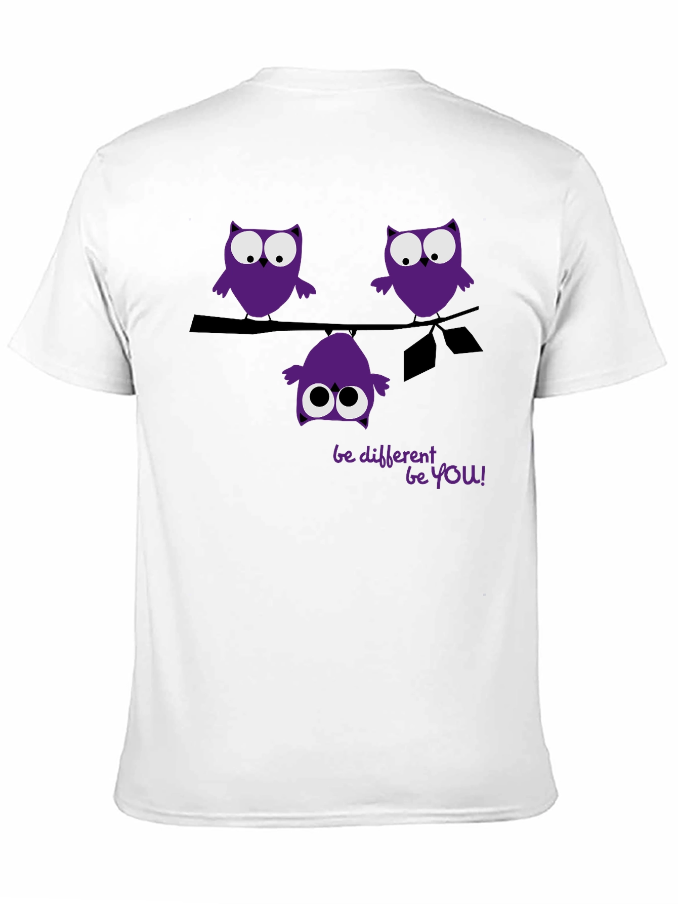 Be Different Be You Owl Graphic Tee
