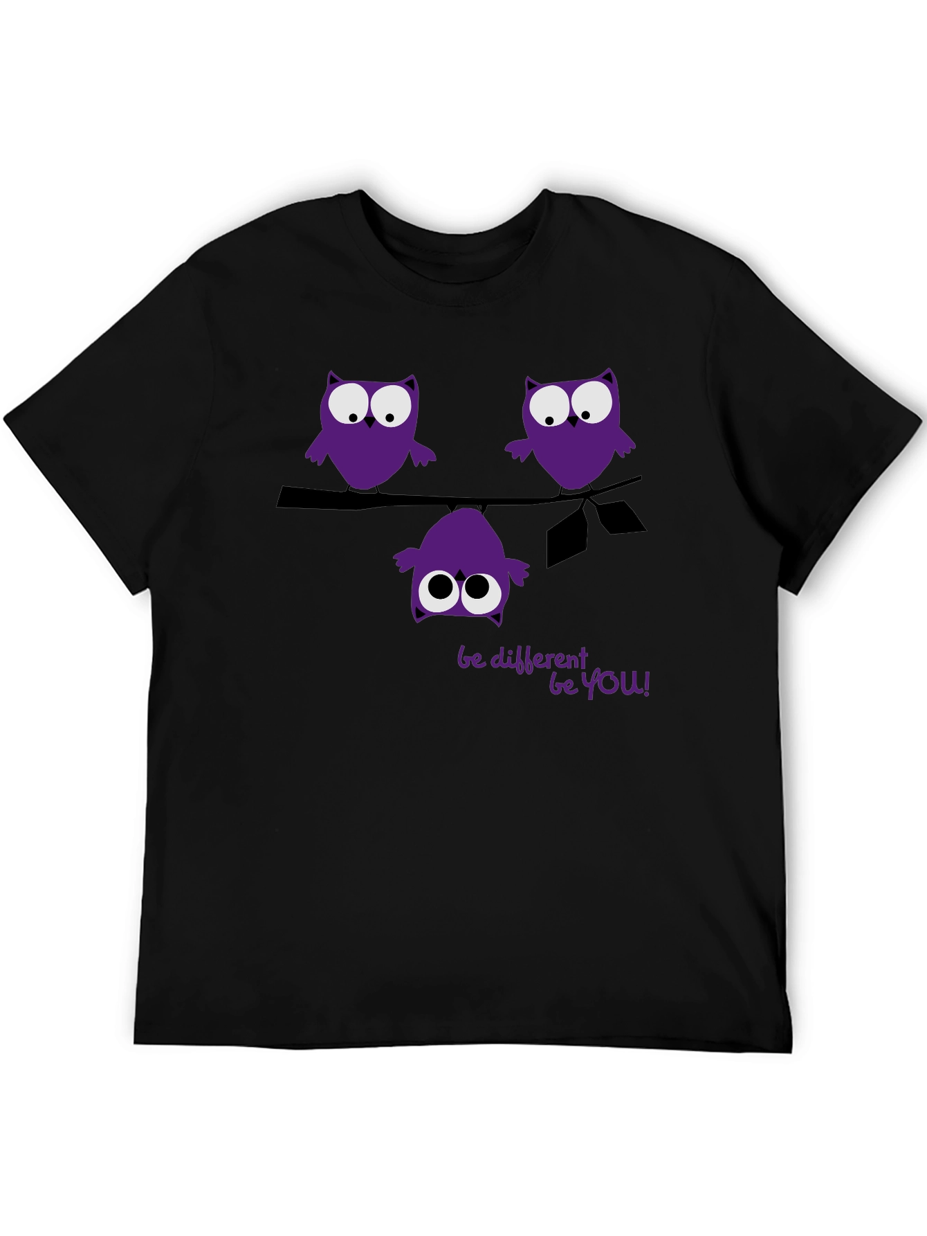 Be Different Be You Owl Graphic Tee