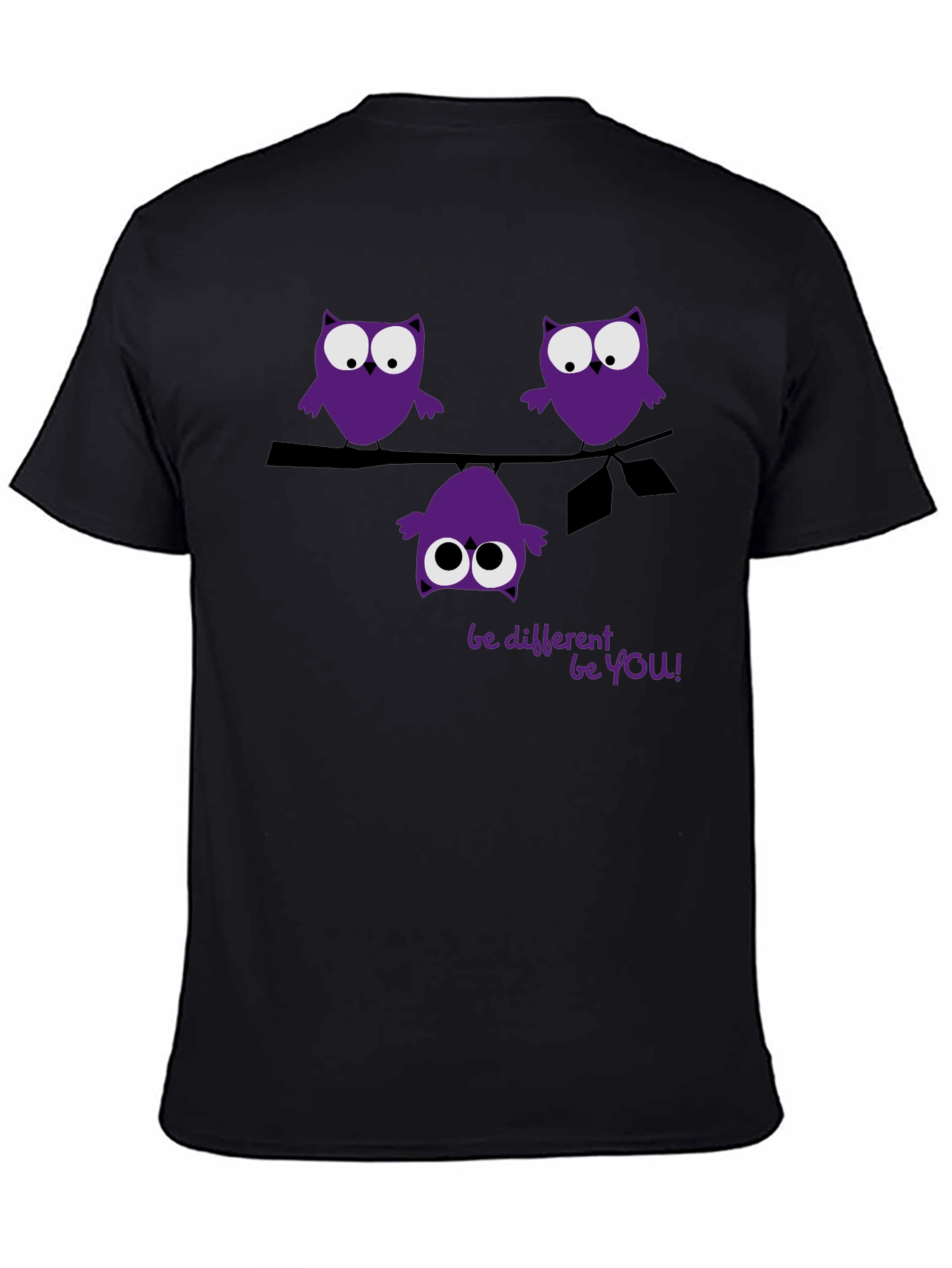 Be Different Be You Owl Graphic Tee