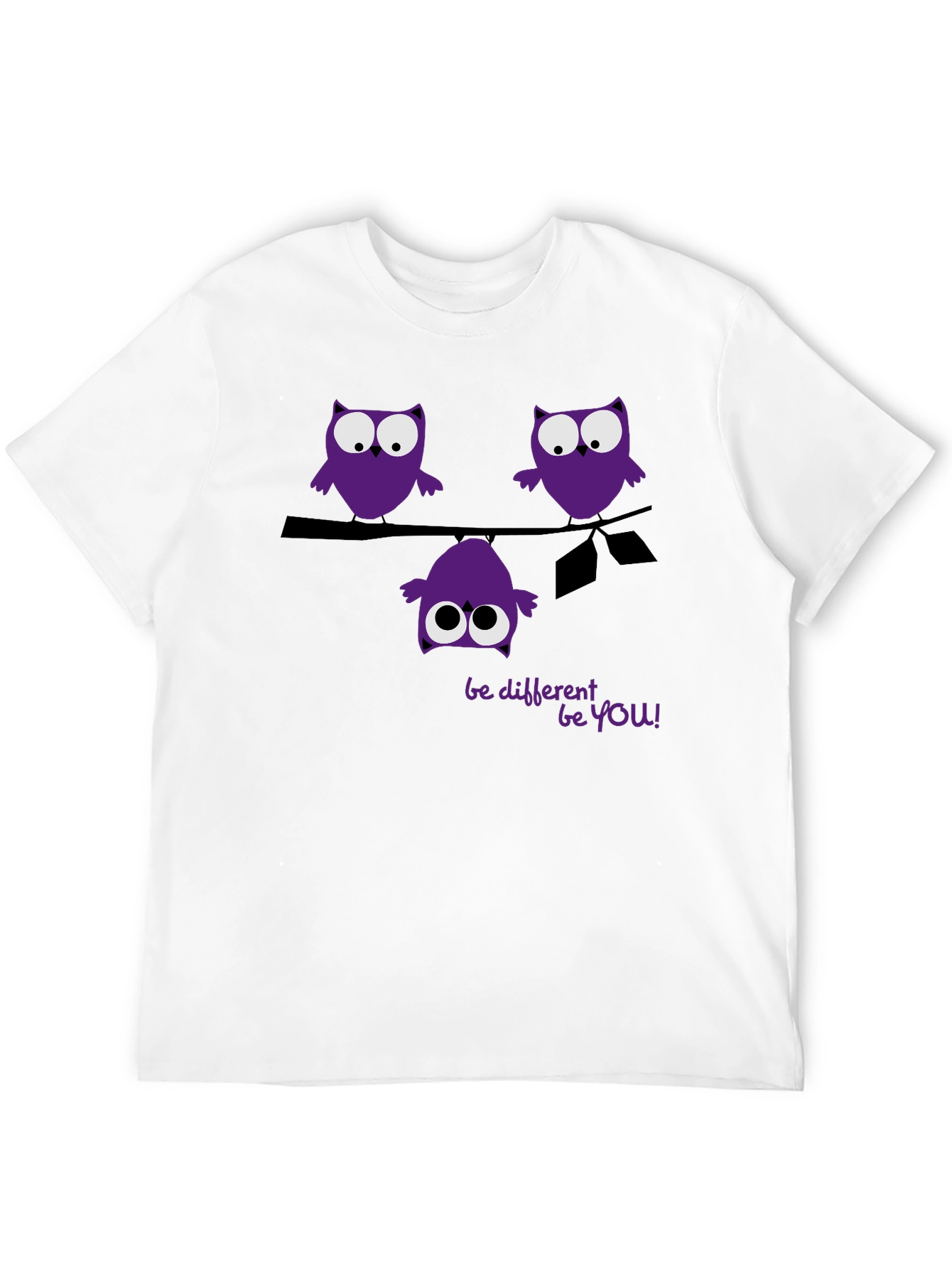 Be Different Be You Owl Graphic Tee