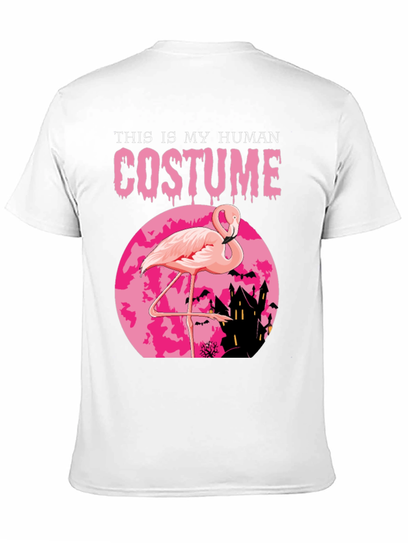 Funny Halloween Flamingo Costume T-Shirt