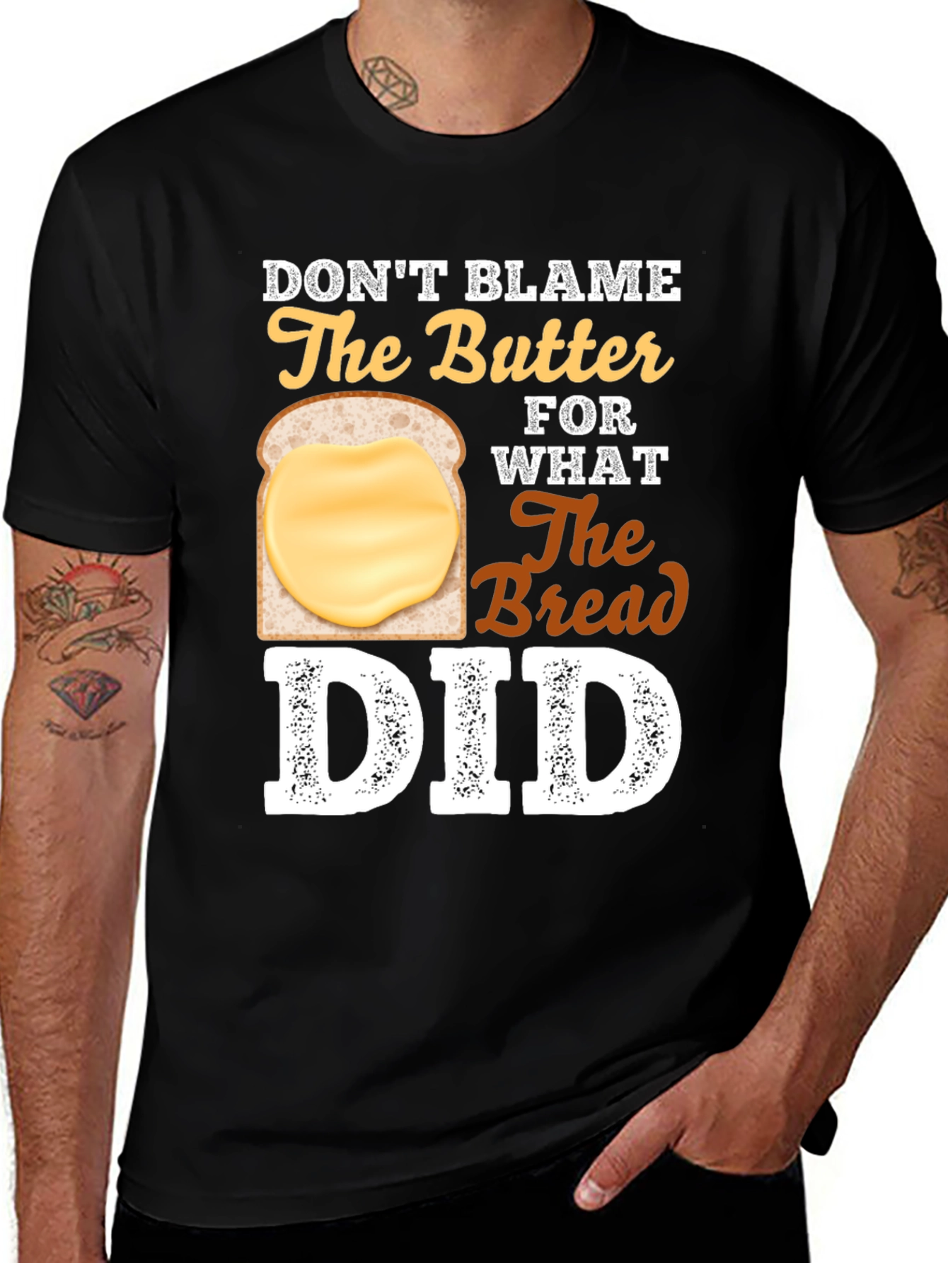 Dont Blame The Butter Graphic T-Shirt