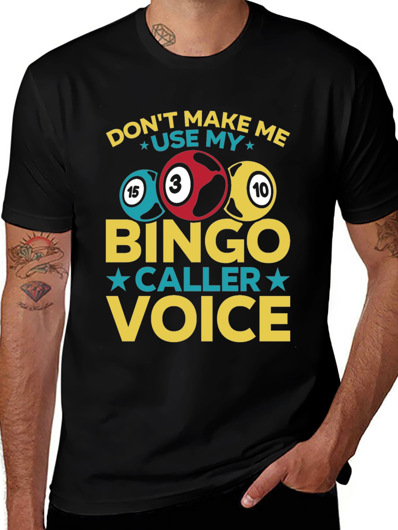 Bingo Caller Voice T-Shirt