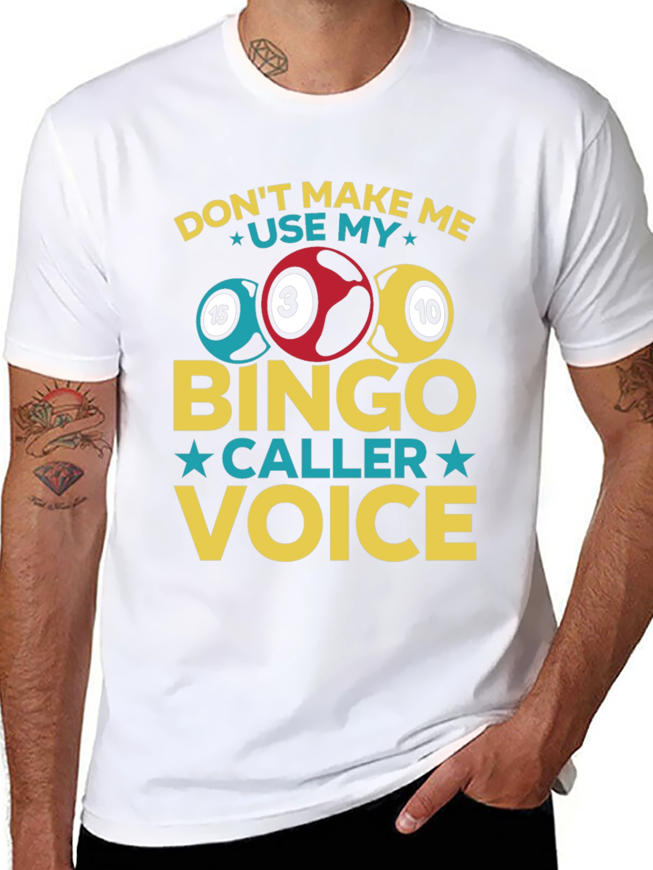 Bingo Caller Voice T-Shirt