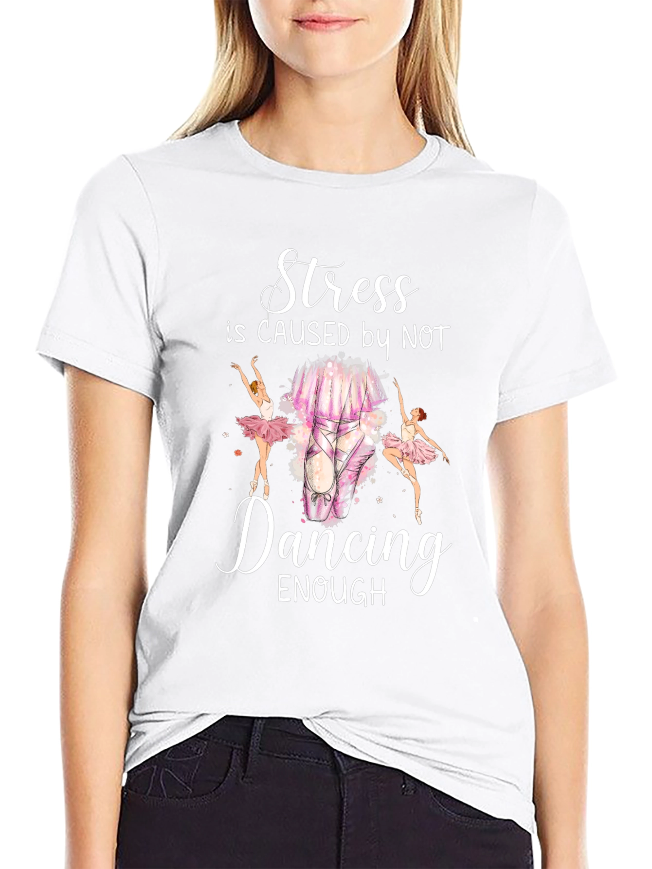 Stress Dancing Ballet Graphic Tee