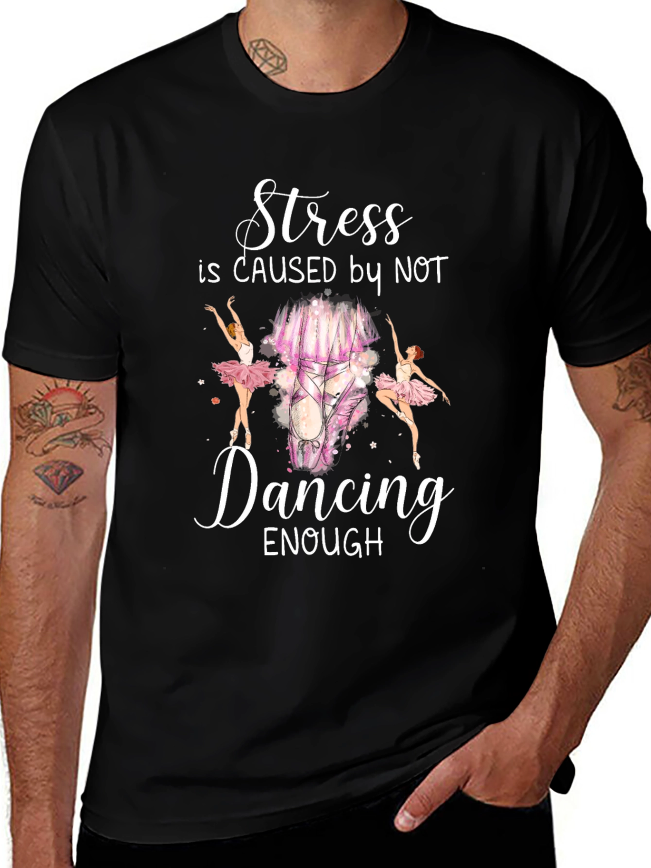 Stress Dancing Ballet Graphic Tee