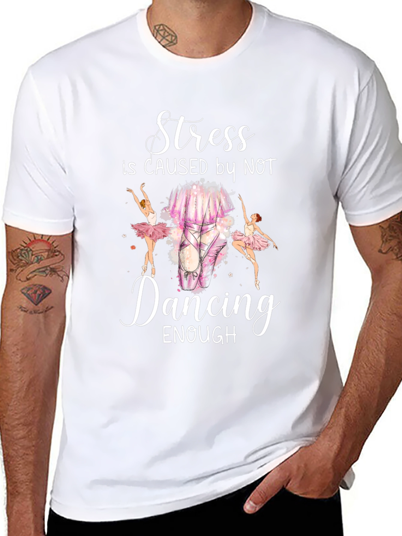Stress Dancing Ballet Graphic Tee