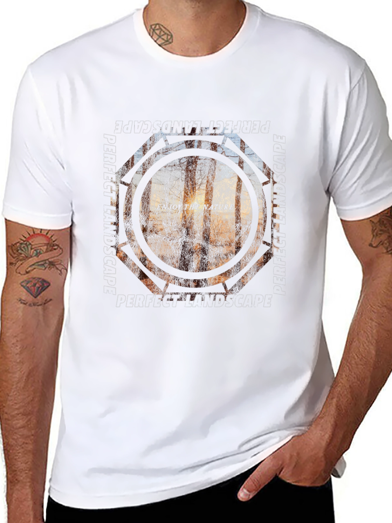 Nature Landscape Graphic T-Shirt