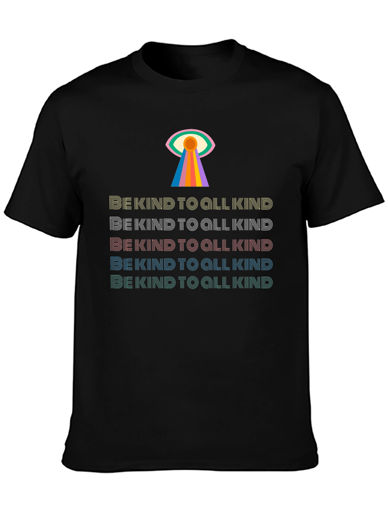 Be Kind Rainbow Graphic Tee