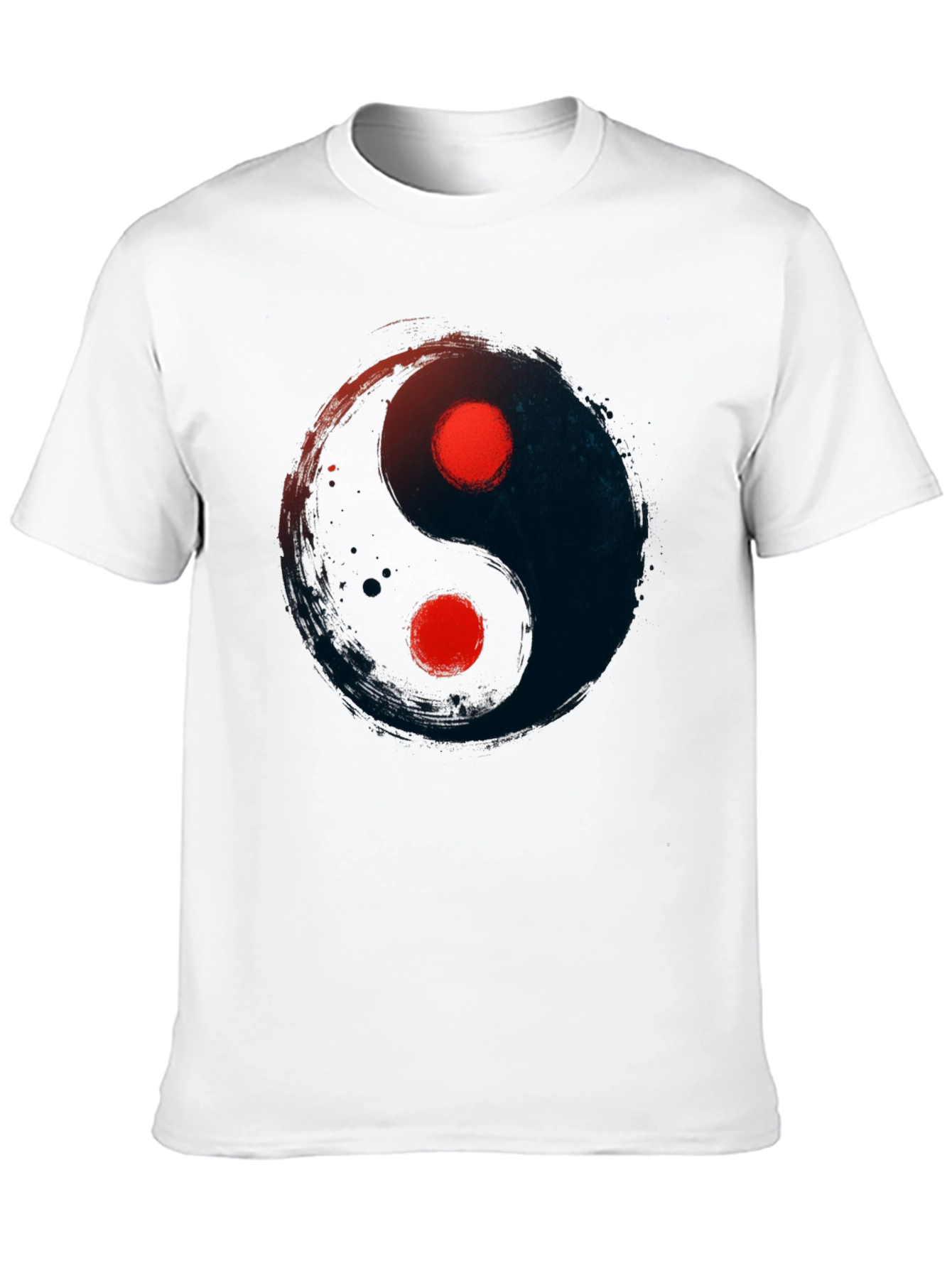 Yin Yang Graphic Tee - Balance and Style
