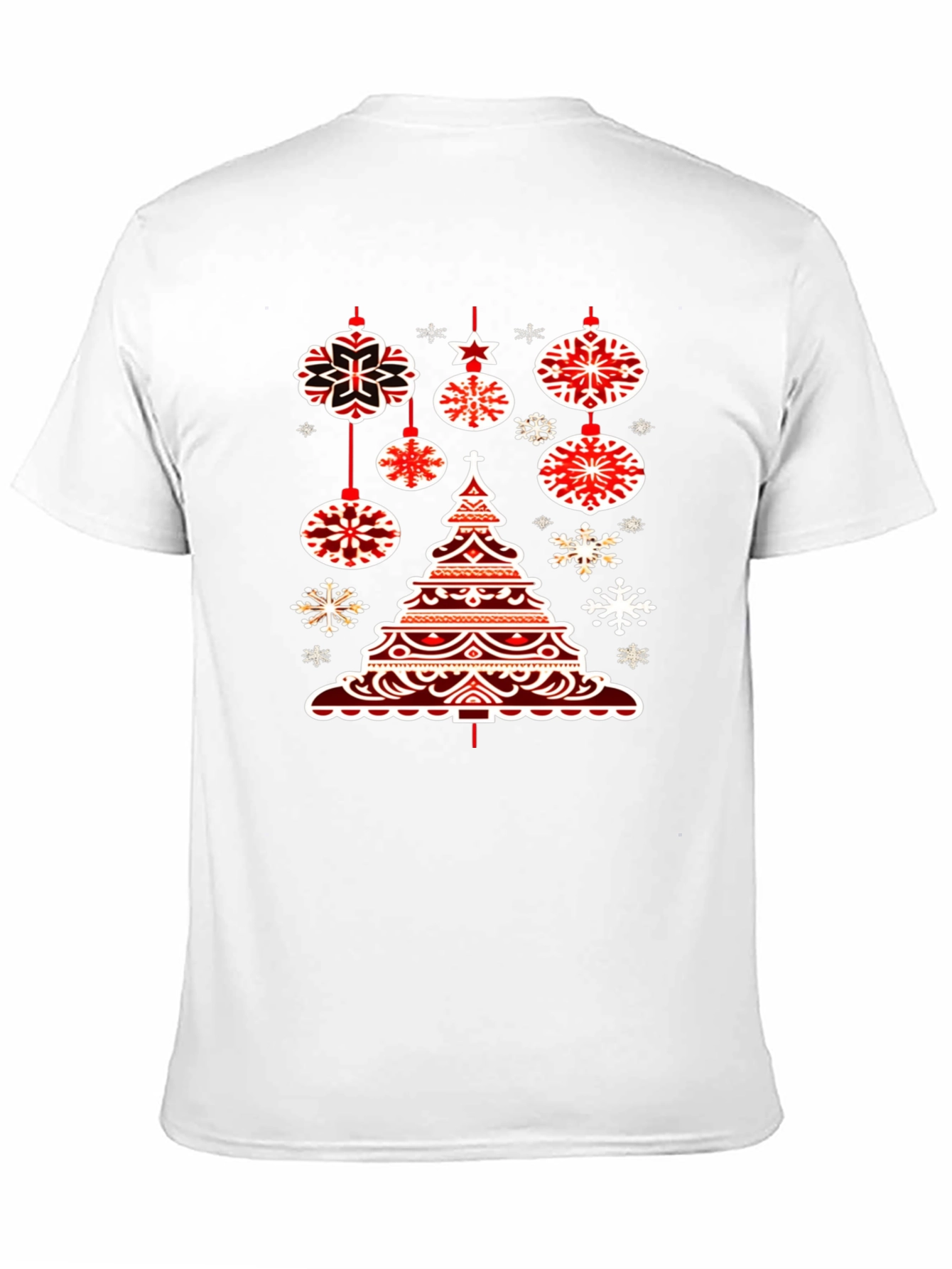 Festive Holiday Tree Graphic T-Shirt