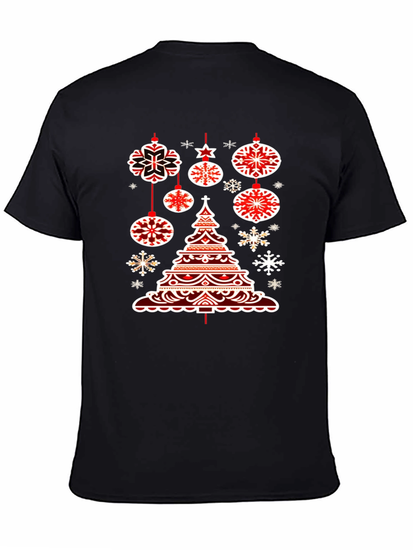 Festive Holiday Tree Graphic T-Shirt
