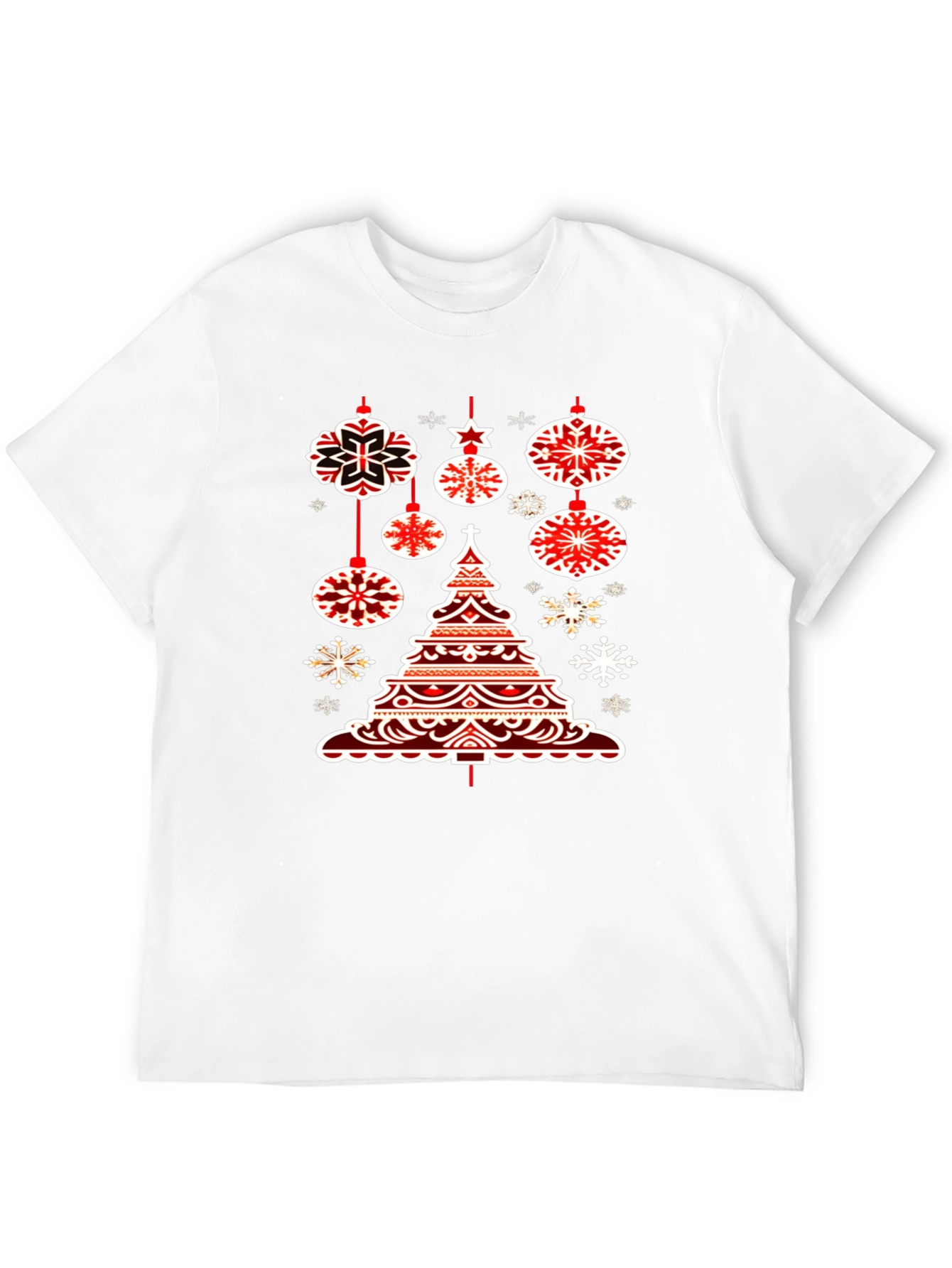 Festive Holiday Tree Graphic T-Shirt