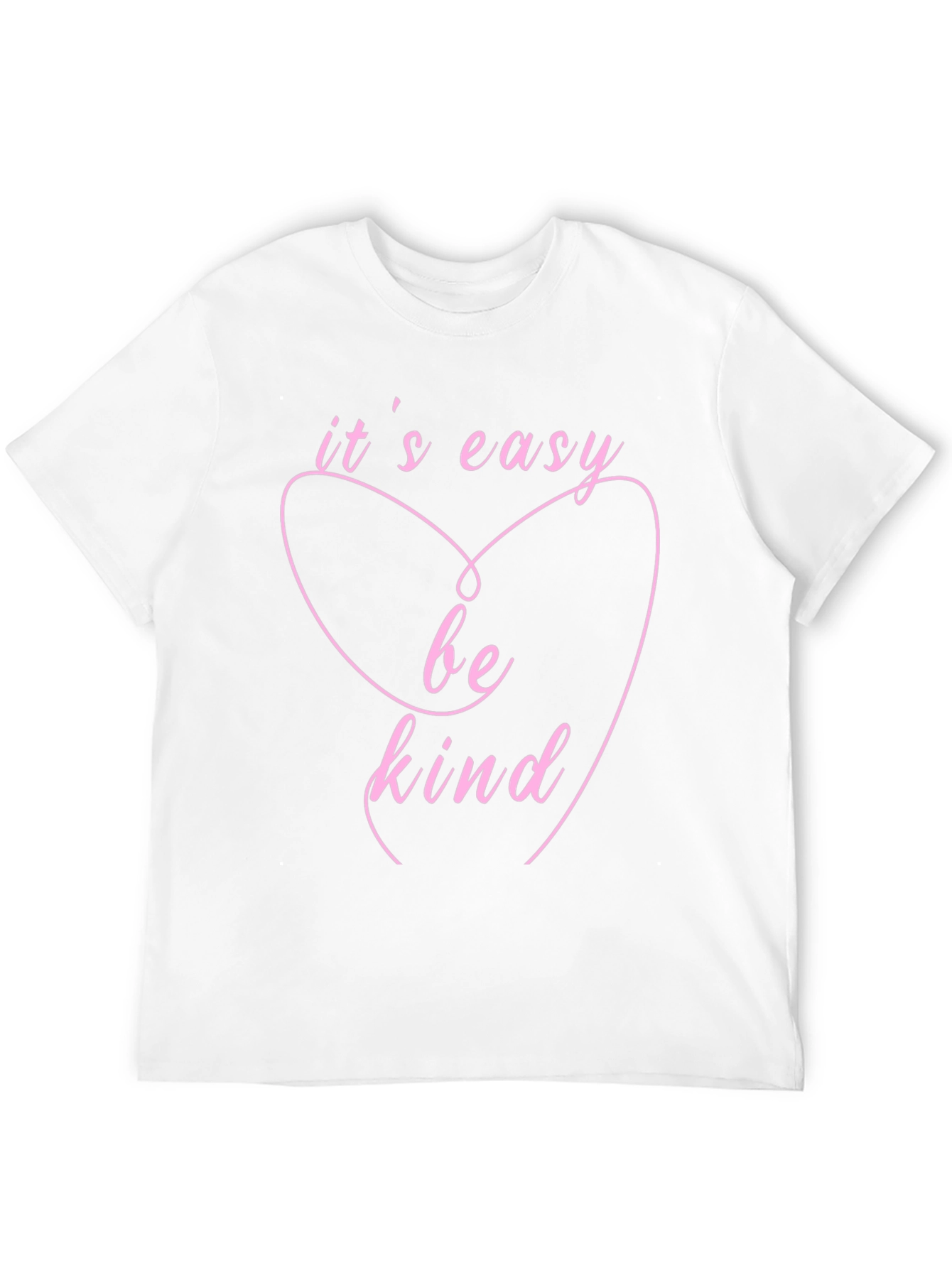 Its Easy Be Kind T-Shirt - Heart Design