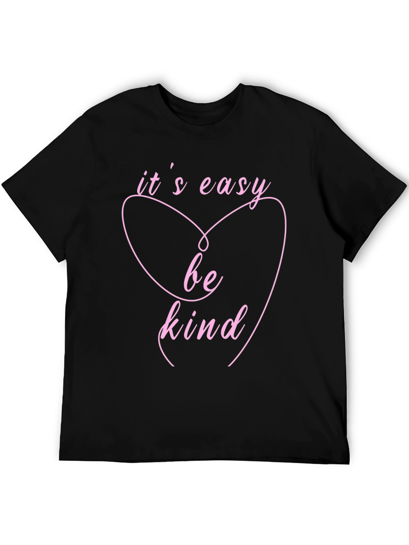 Its Easy Be Kind T-Shirt - Heart Design