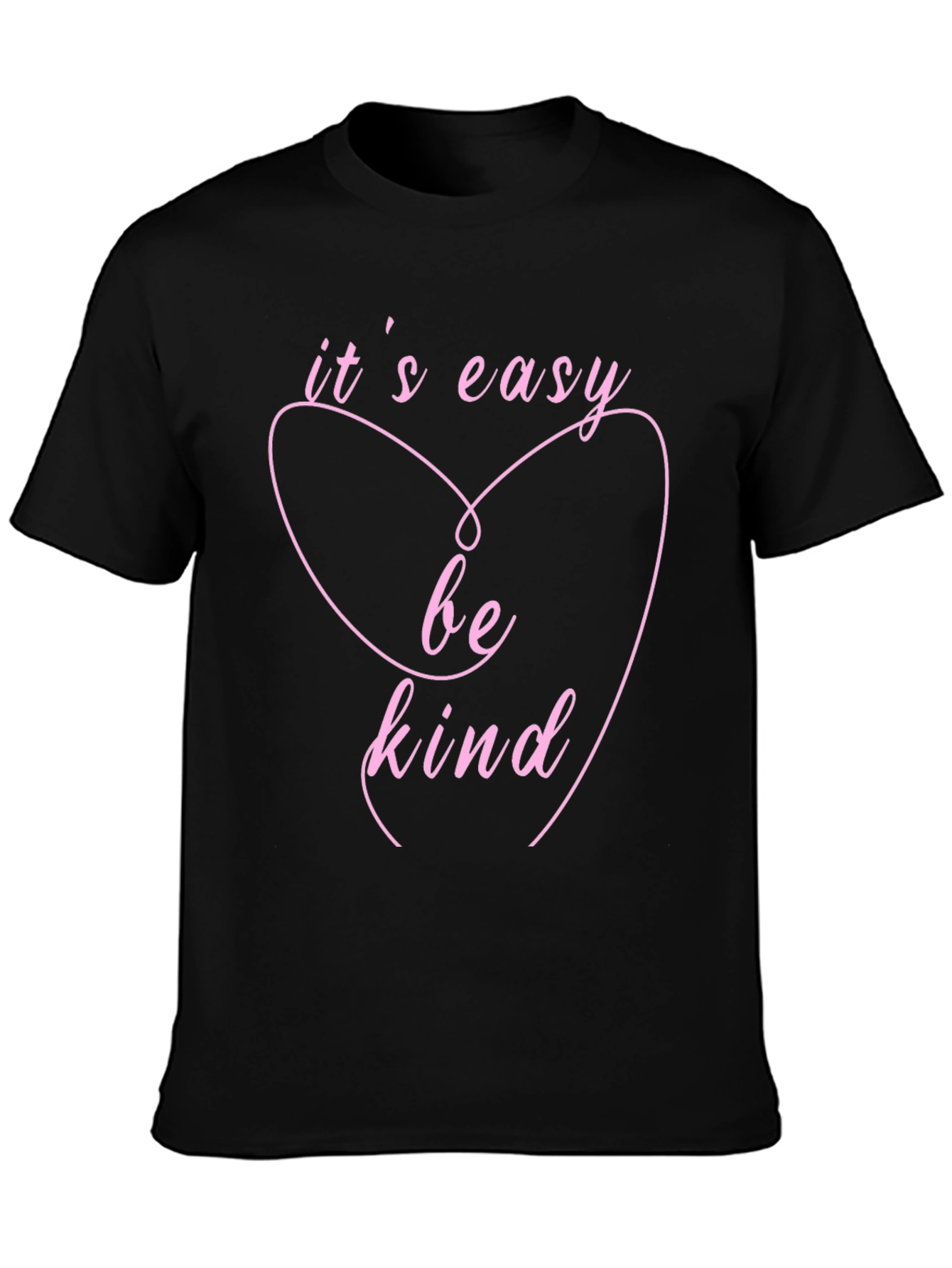 Its Easy Be Kind T-Shirt - Heart Design