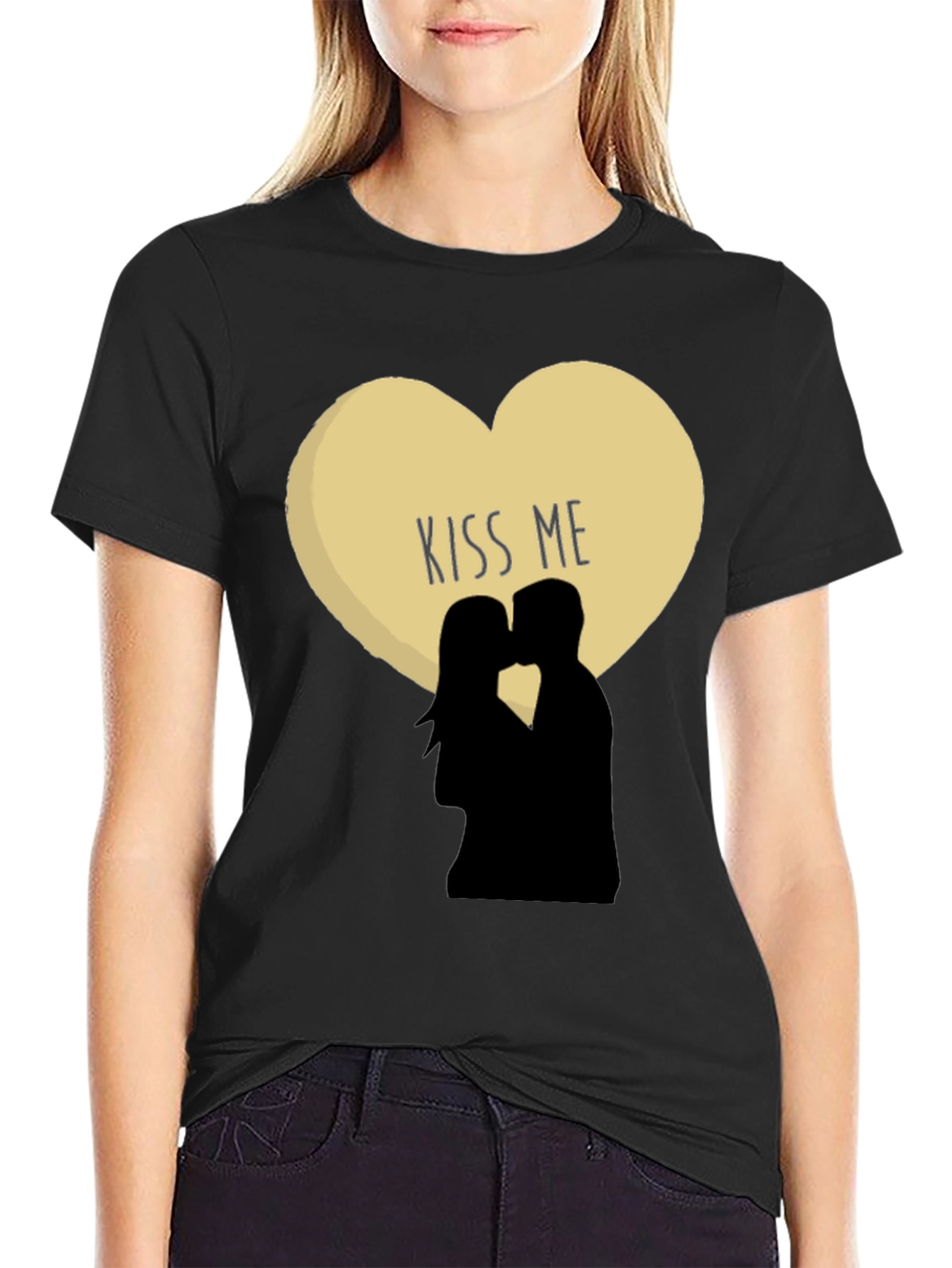 Kiss Me T-Shirt Romantic Tee Couples Shirt